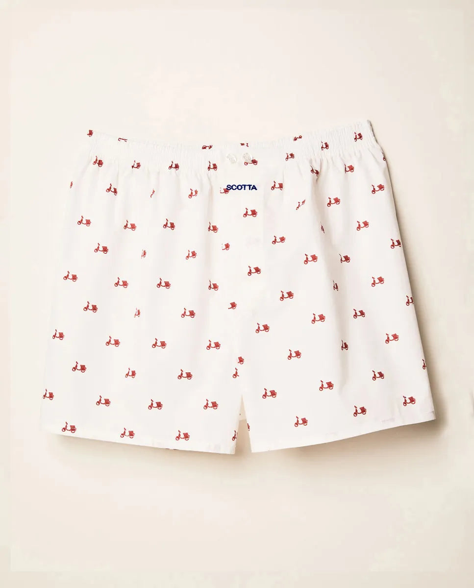 Calzoncillos bóxer de tela.