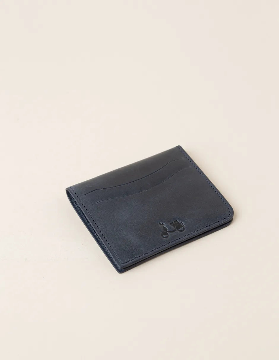 Cartera de piel marino