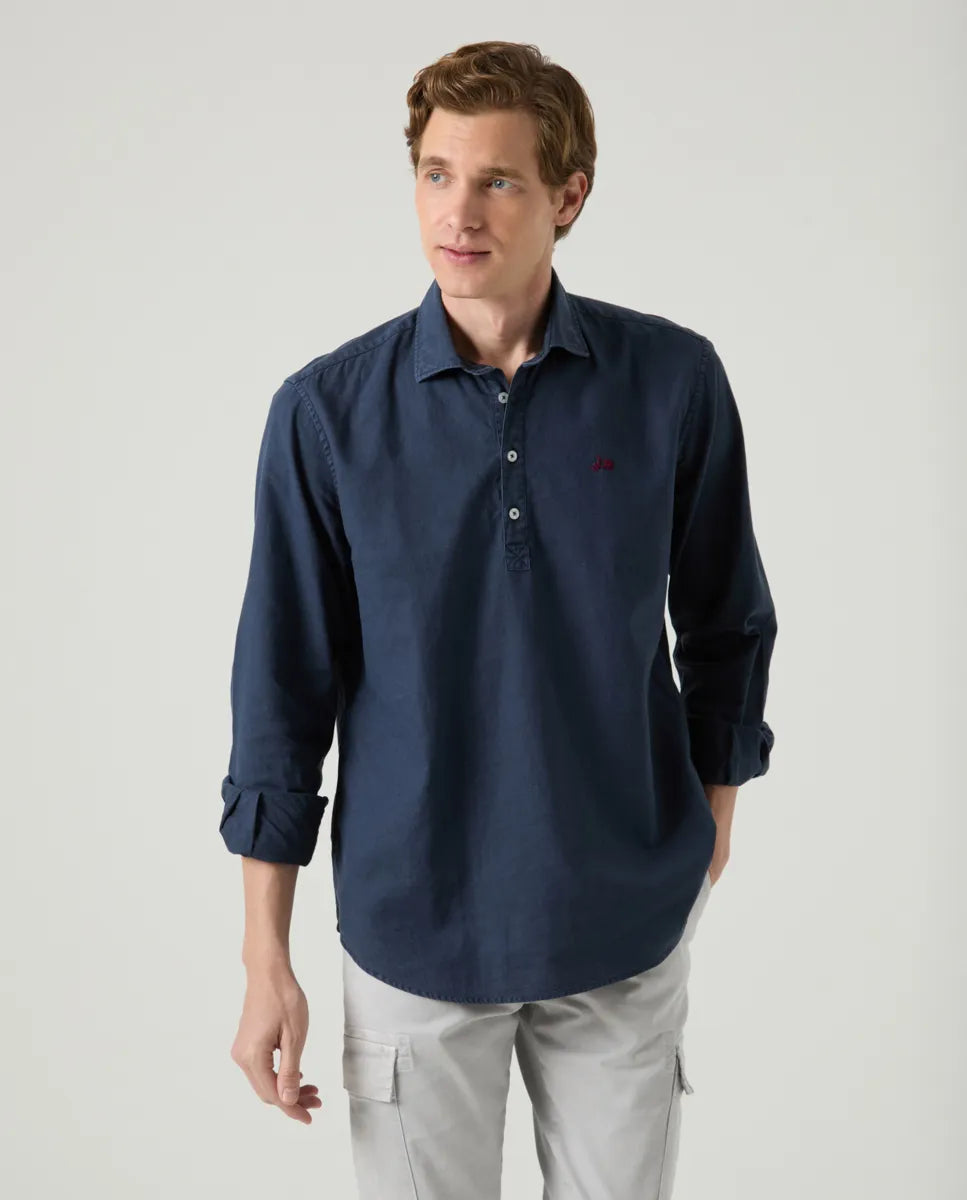 Camisa Polera Lissome Li-Co Marino | Scotta 1985