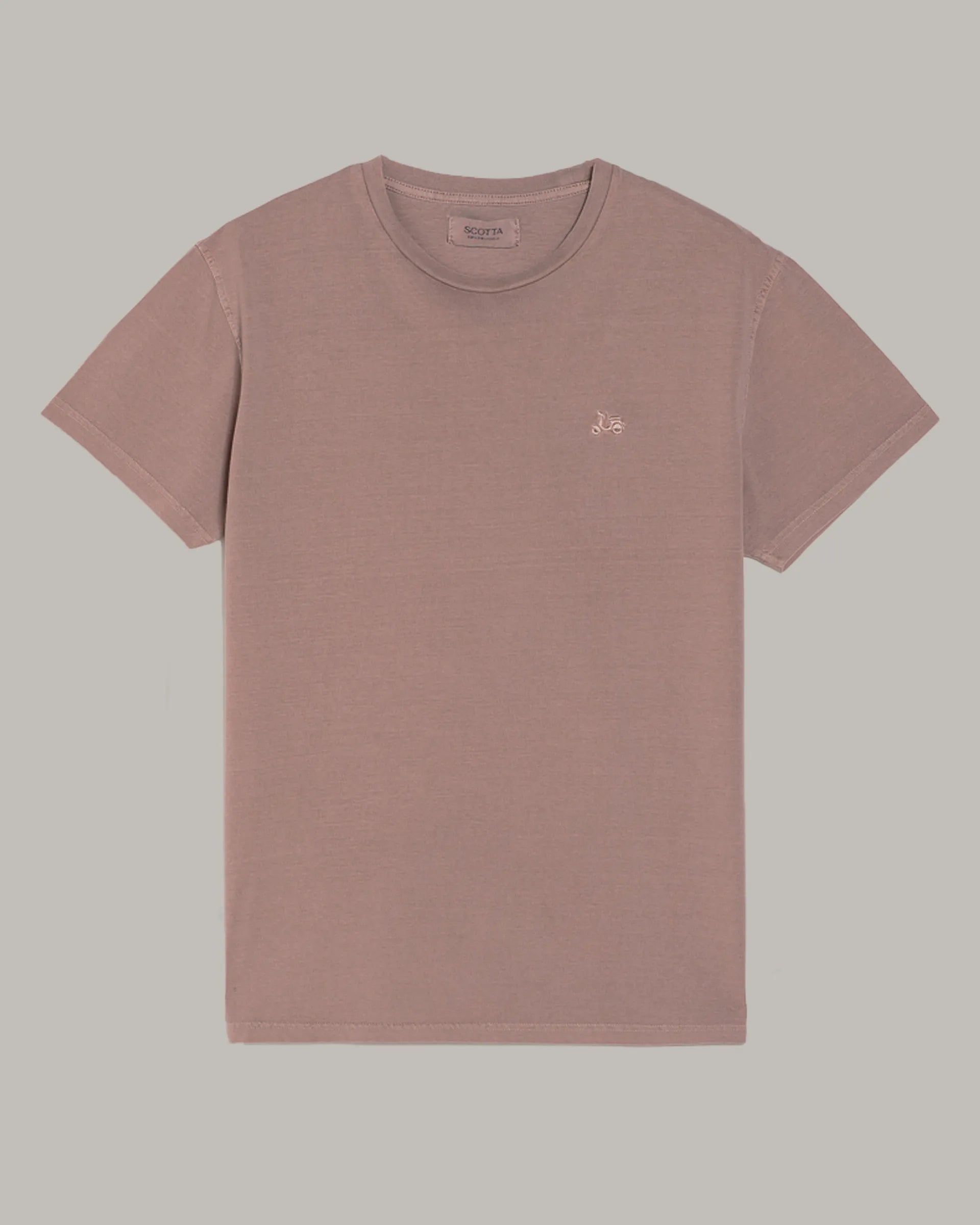 Camiseta rosa básica logo