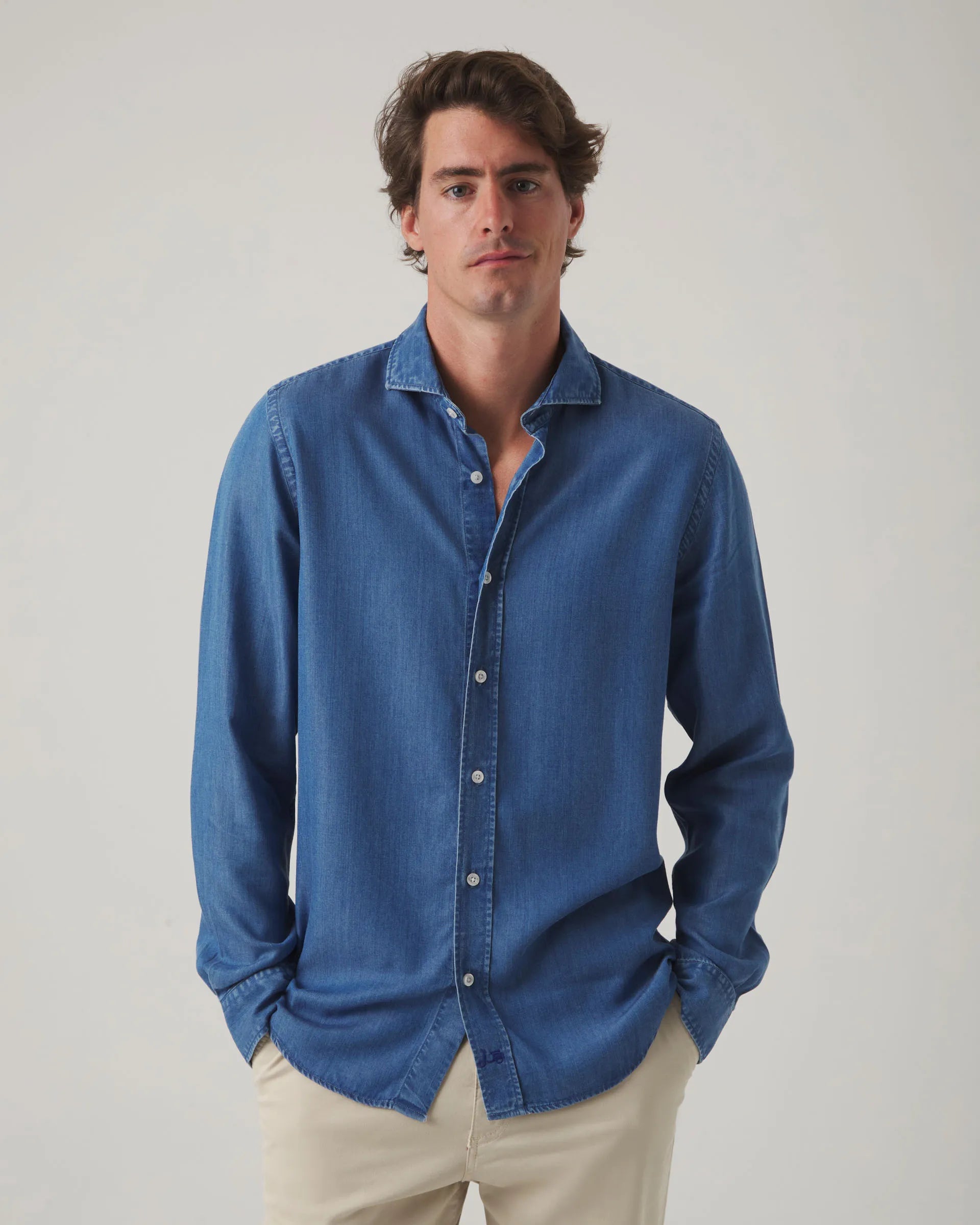 Camisa vaquera de hombre