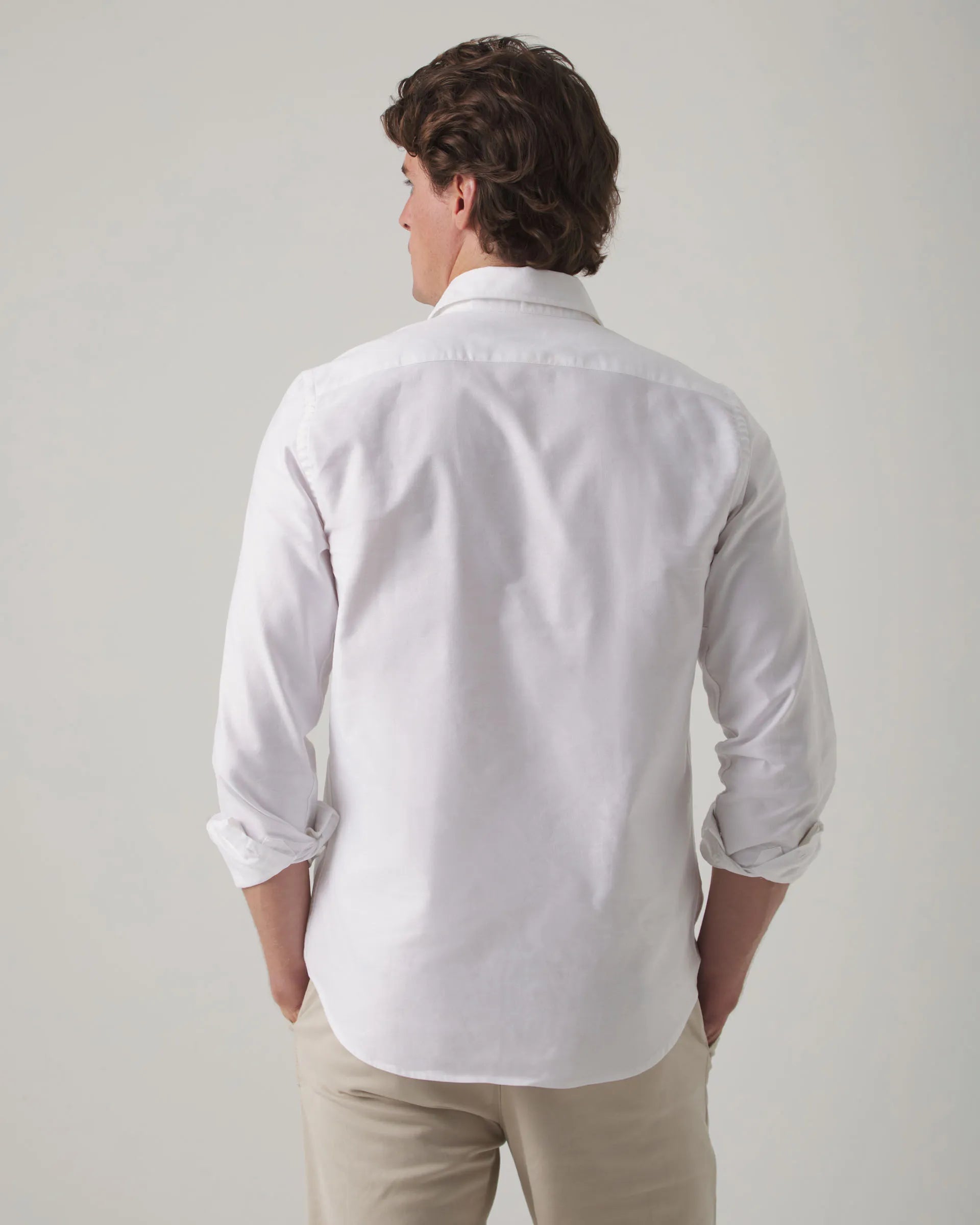 Camisa oxford blanca