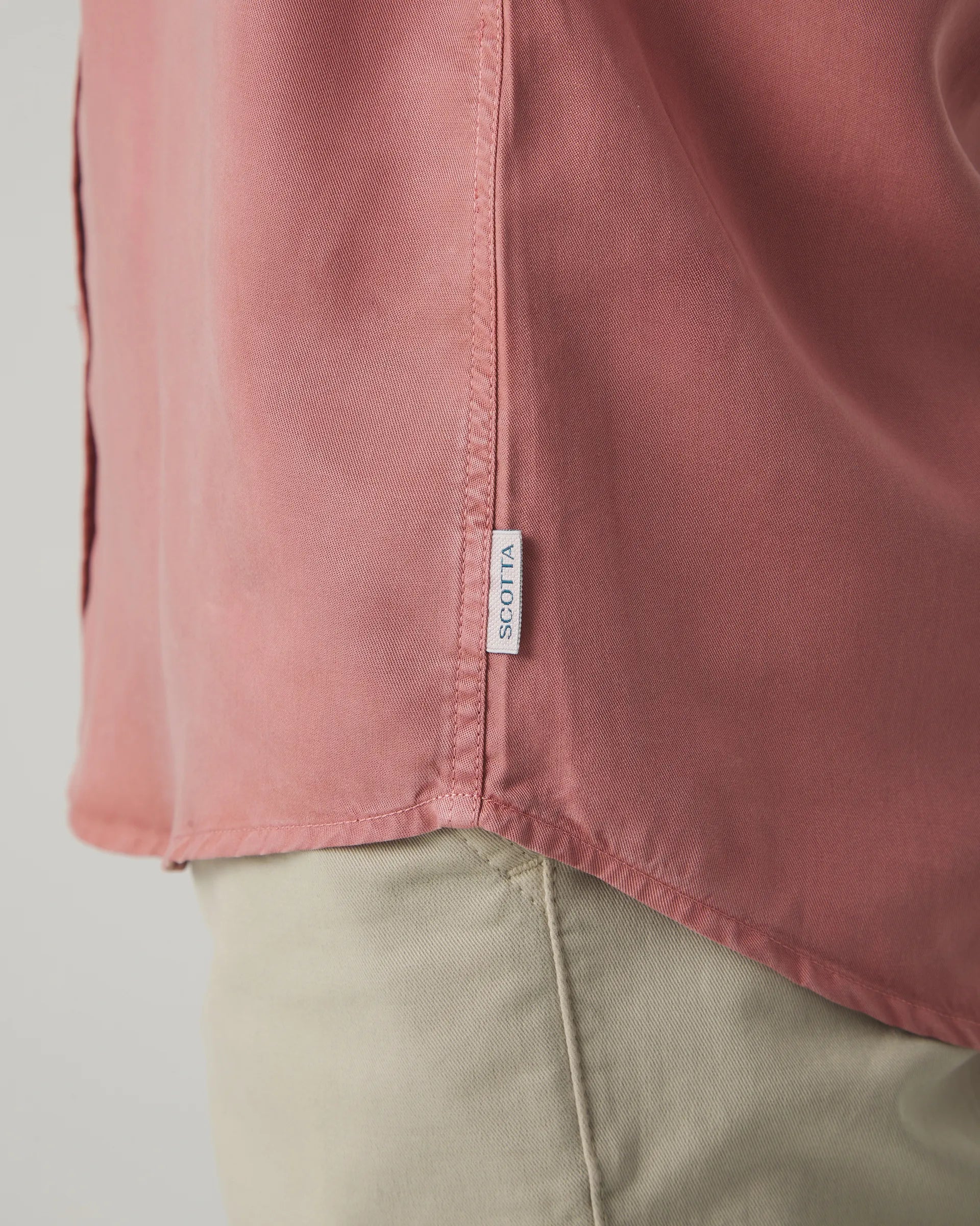 Camisa burdeos tencel