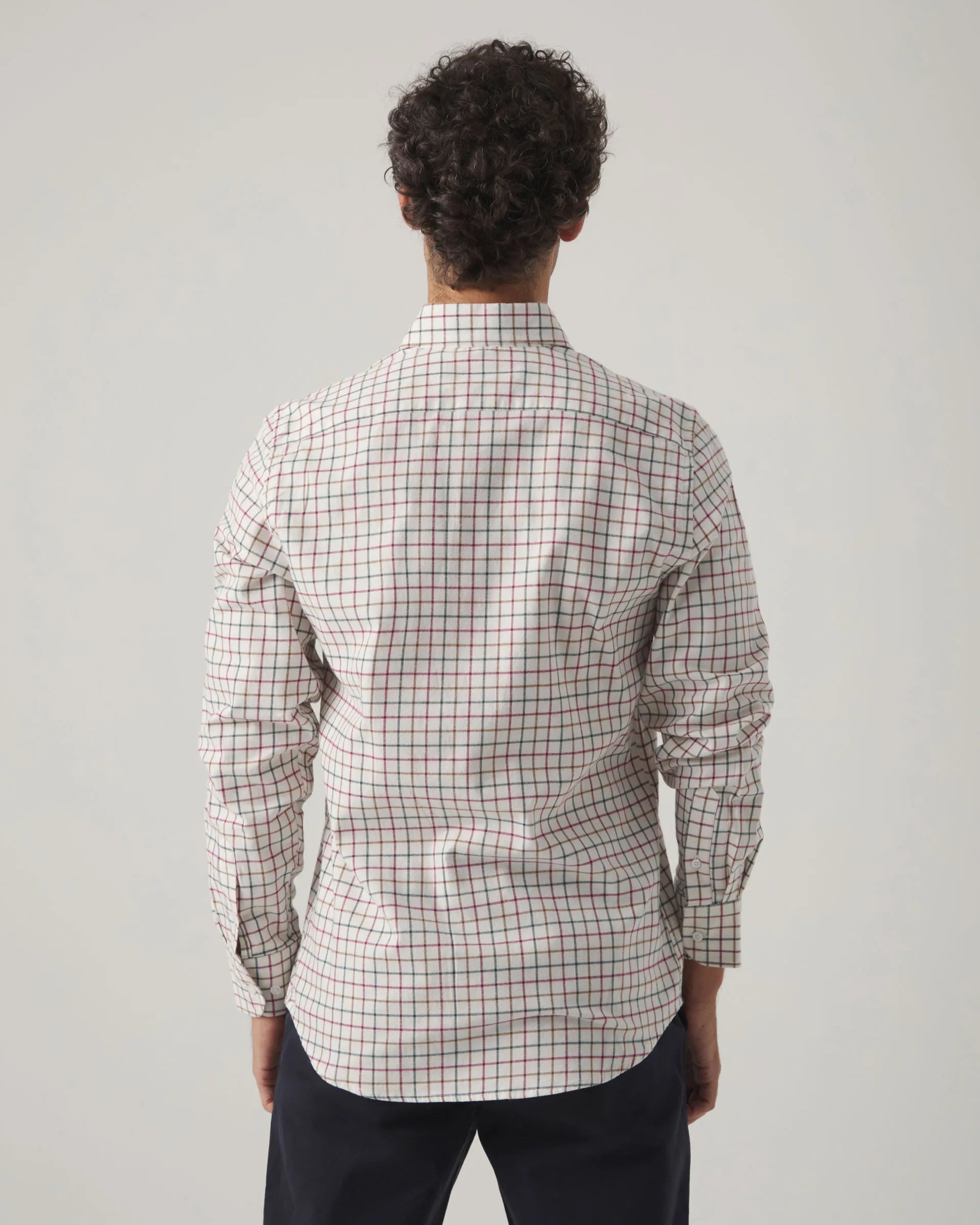 Camisa de cuadros con logo