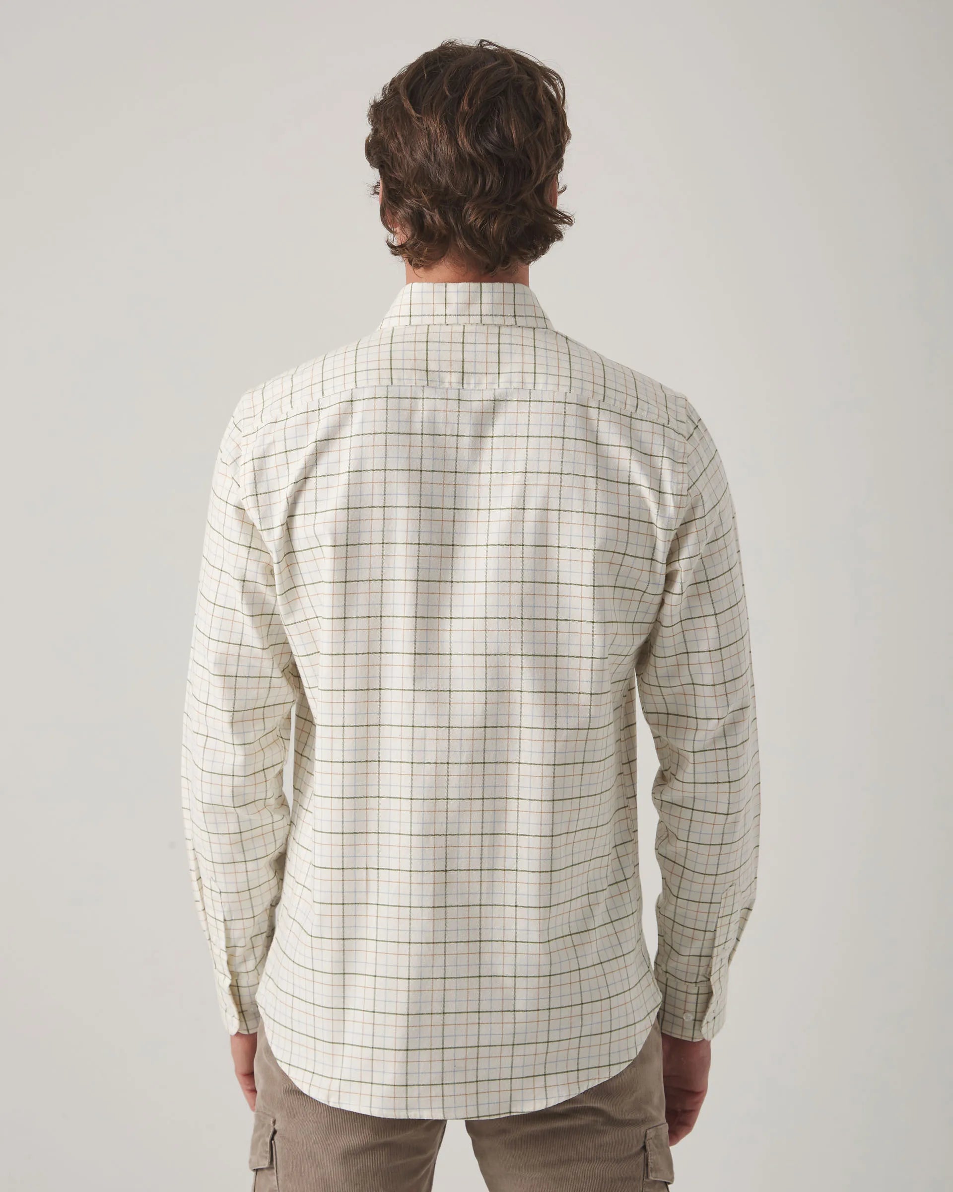 Camisa de cuadros con logo