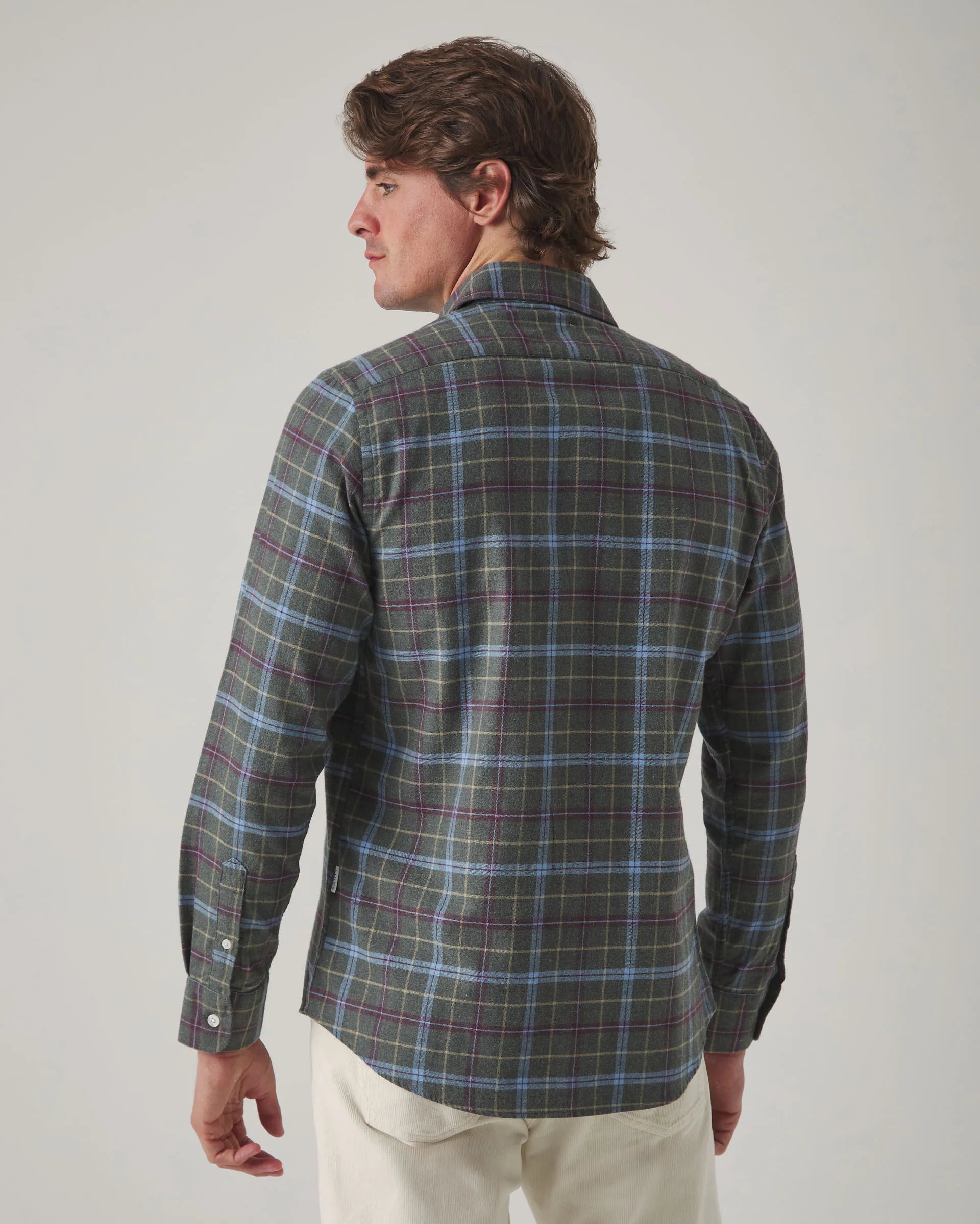 Camisa de cuadros verde