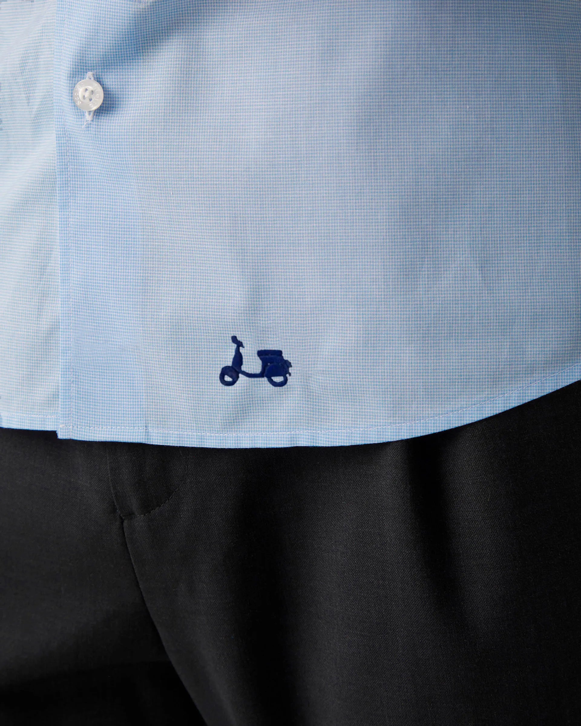 Camisa de vestir azul