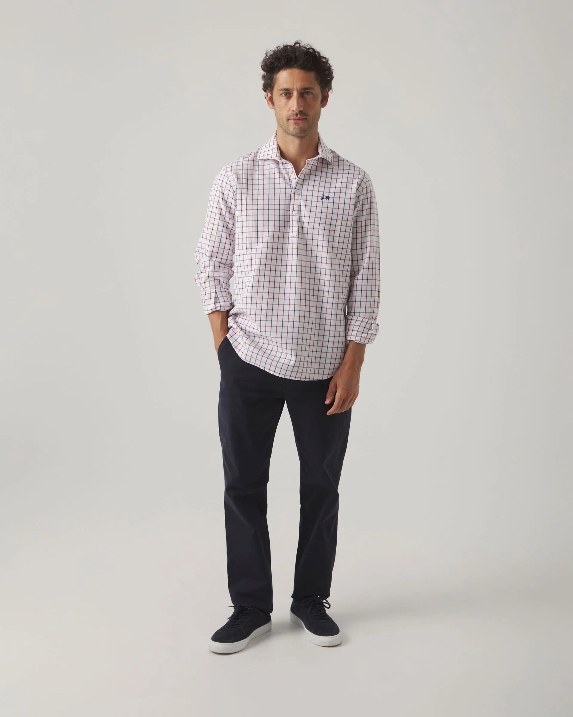 Camisa polera de cuadros