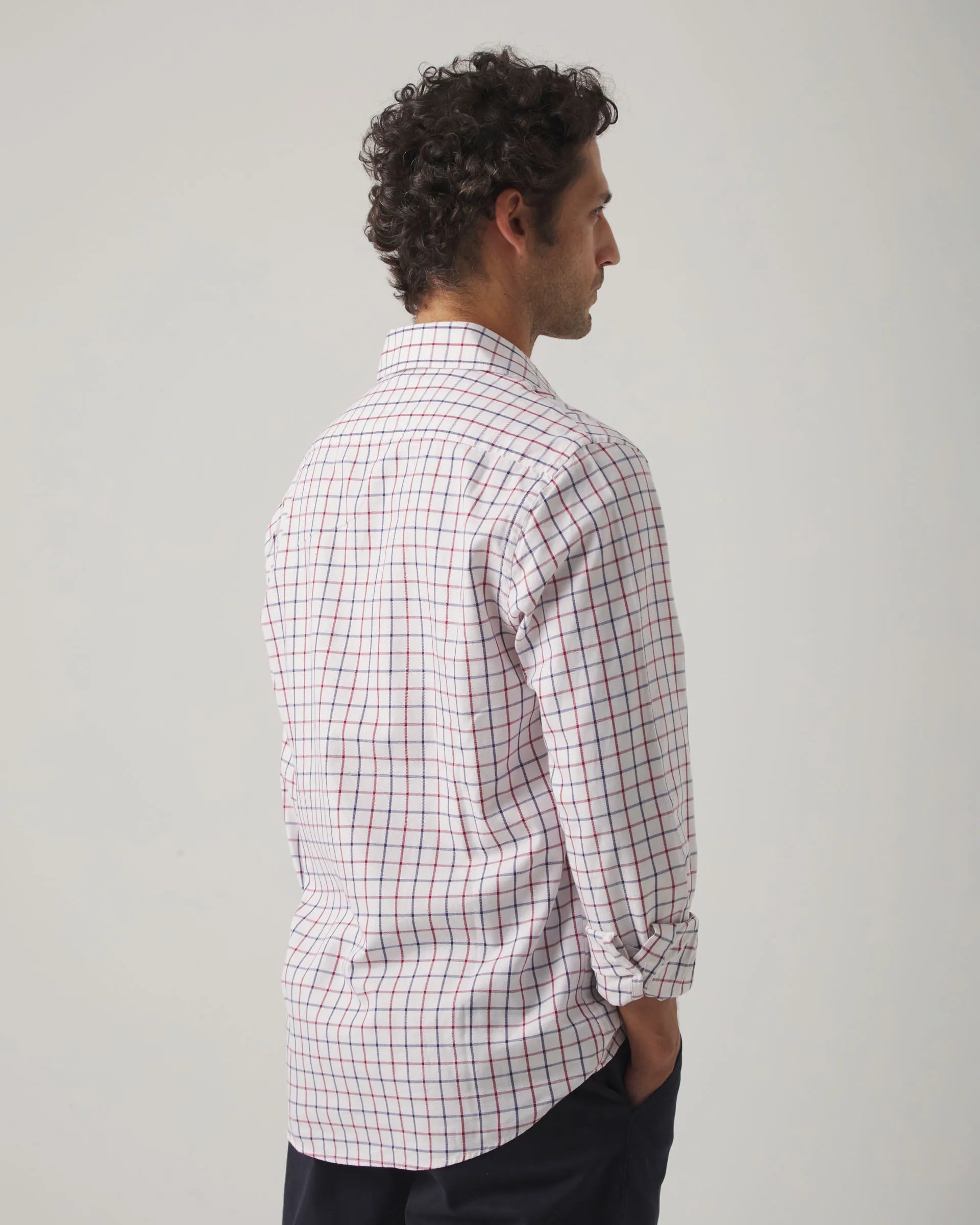 Camisa polera de cuadros