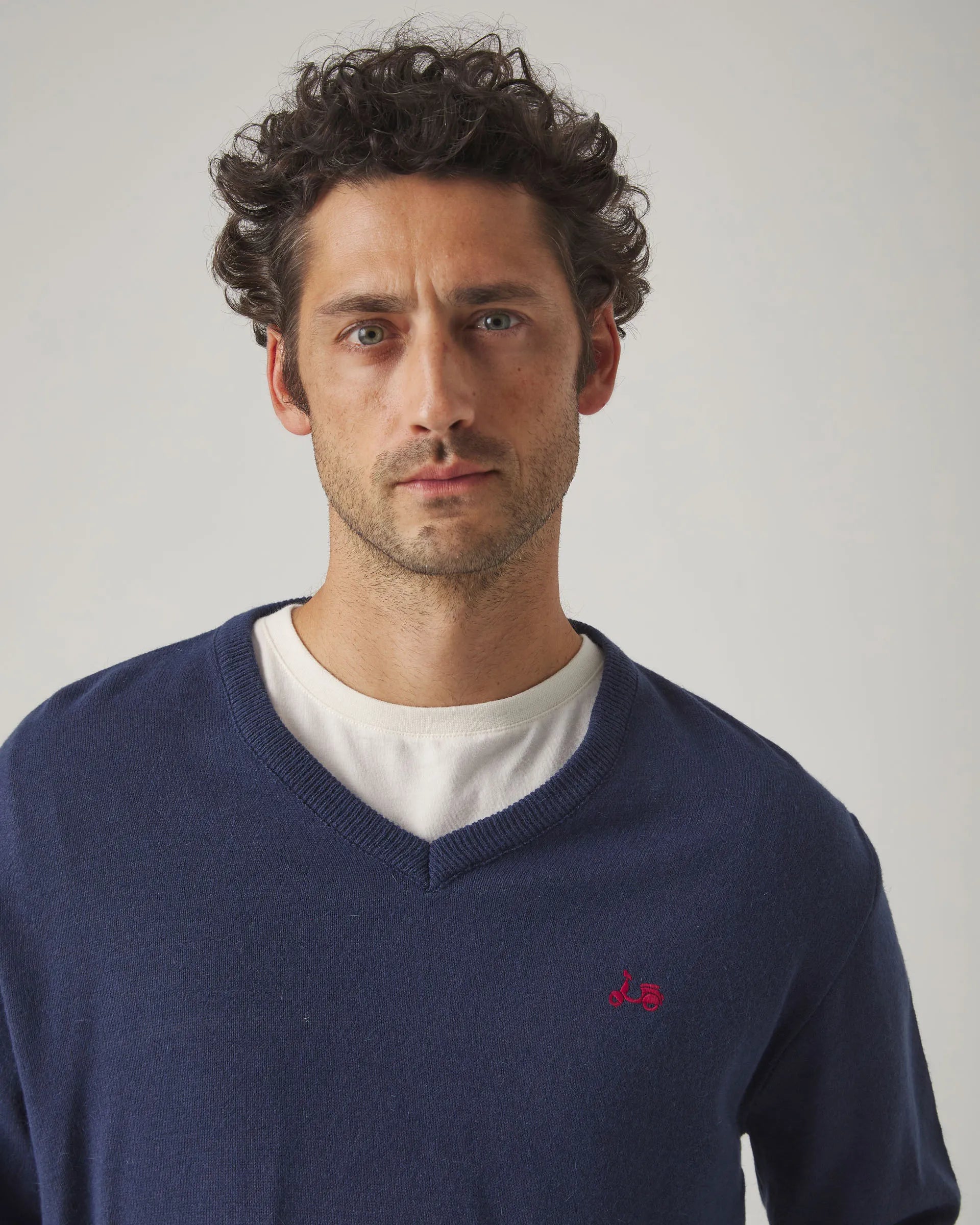 Jersey liso en azul marino