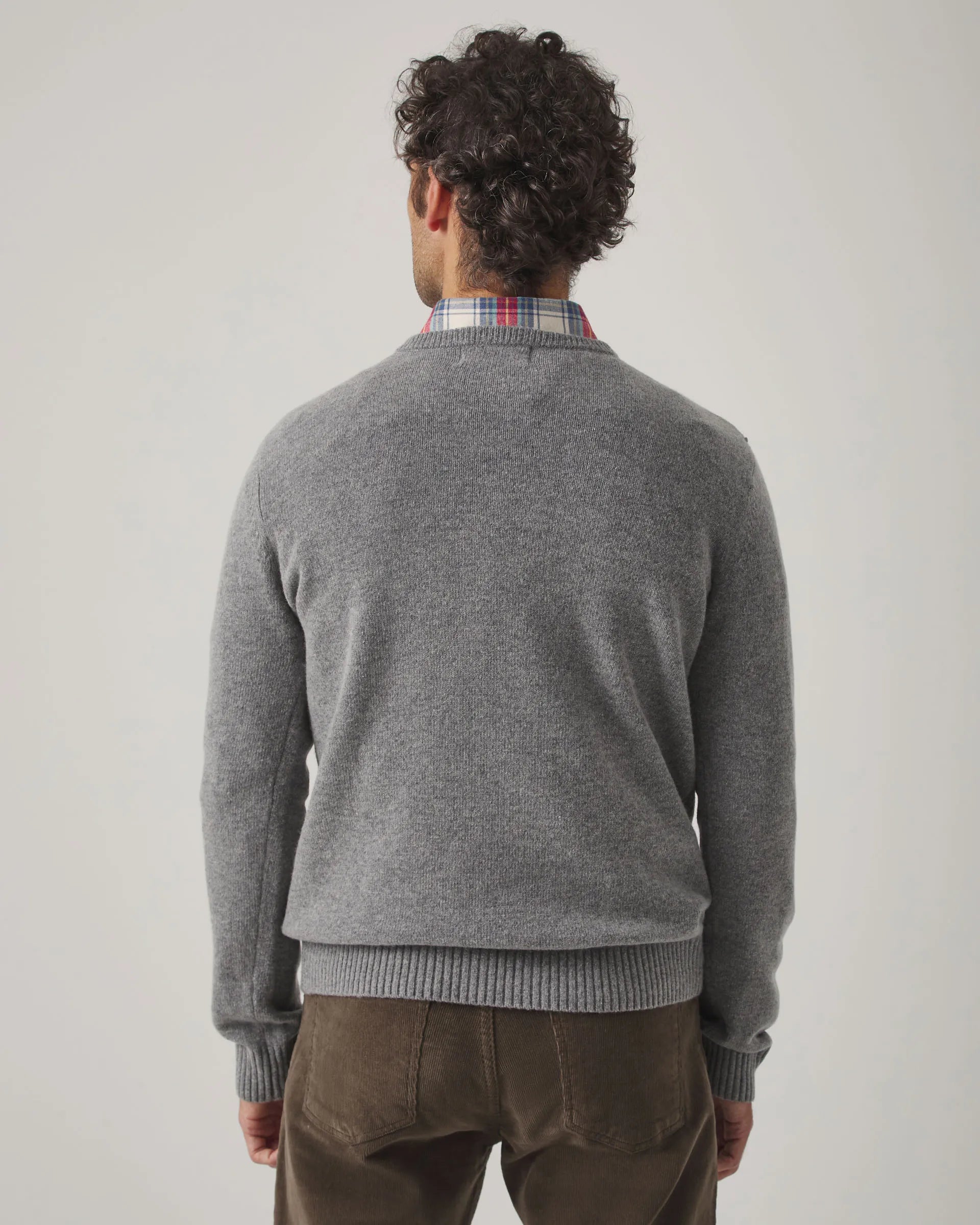 Jersey de lana gris