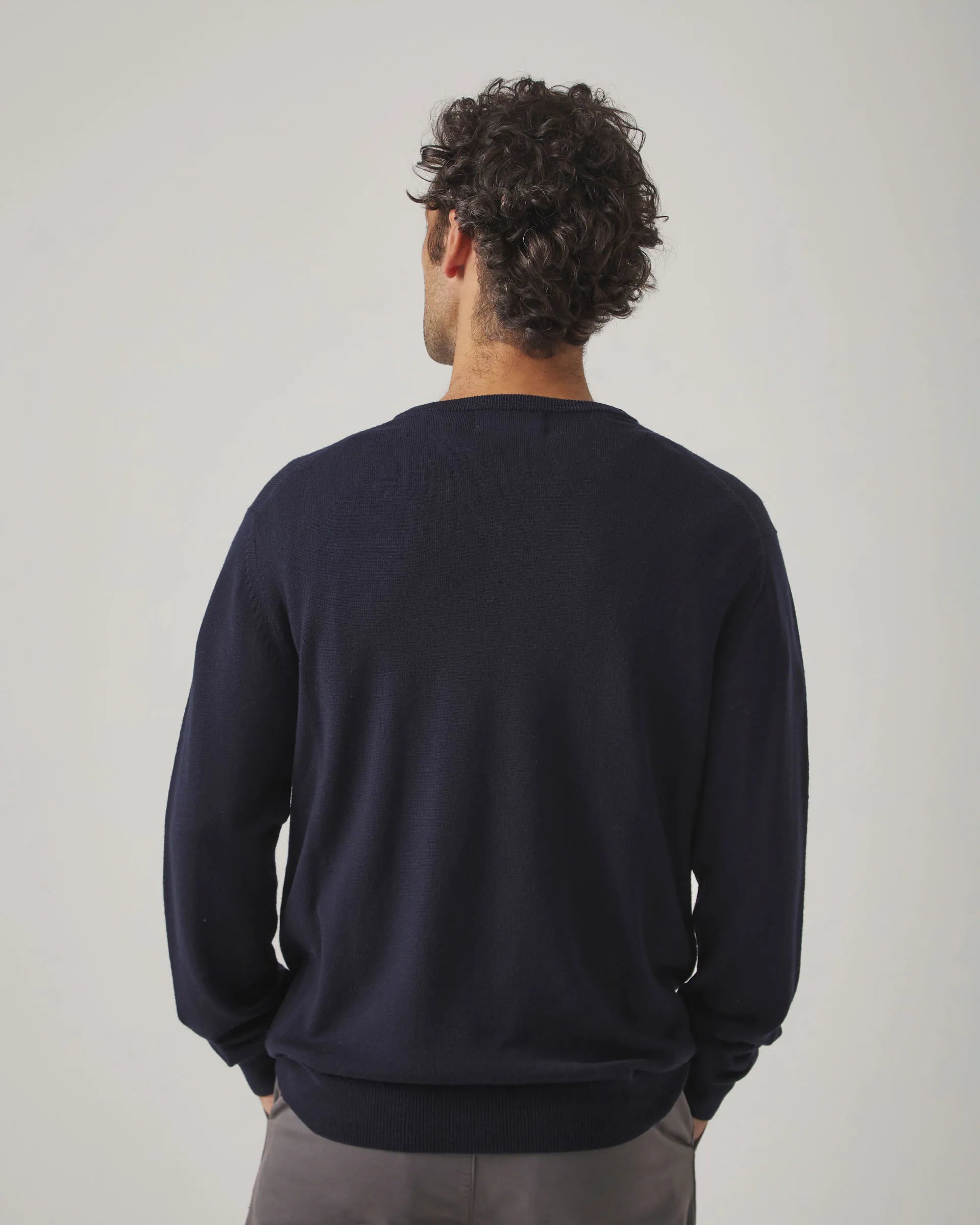 Jersey liso en marino