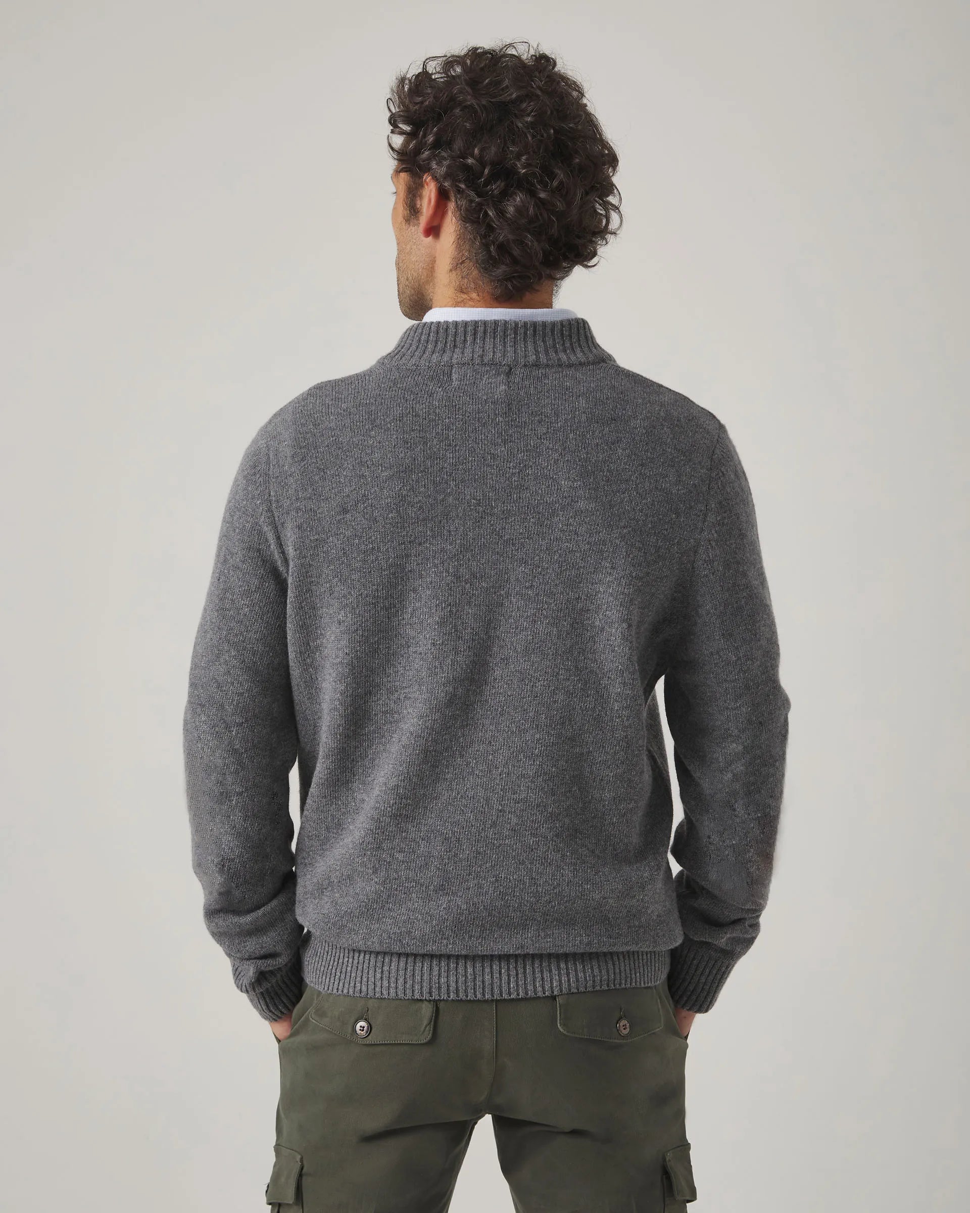 Jersey Zip Gris