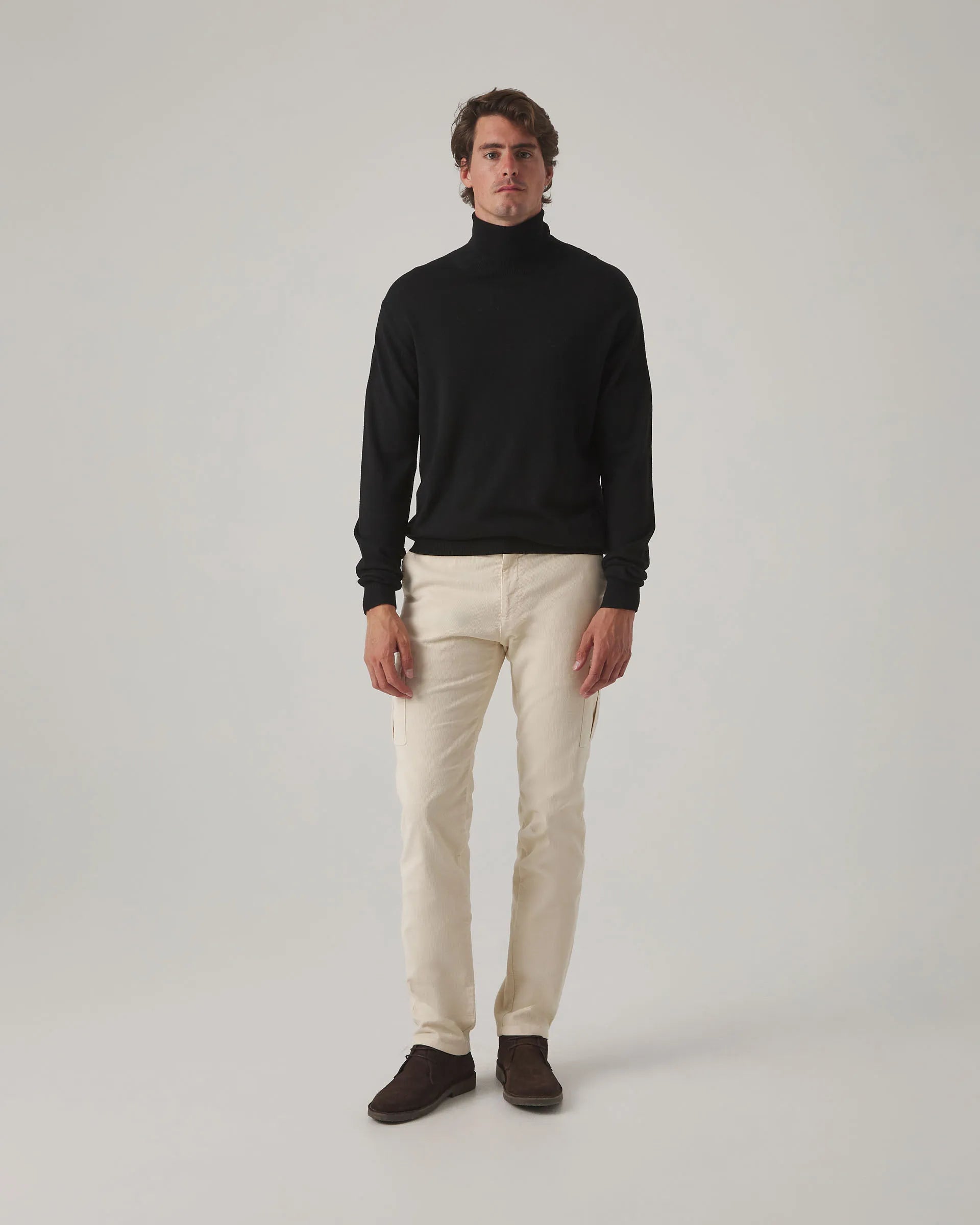 Jersey de cuello alto negro