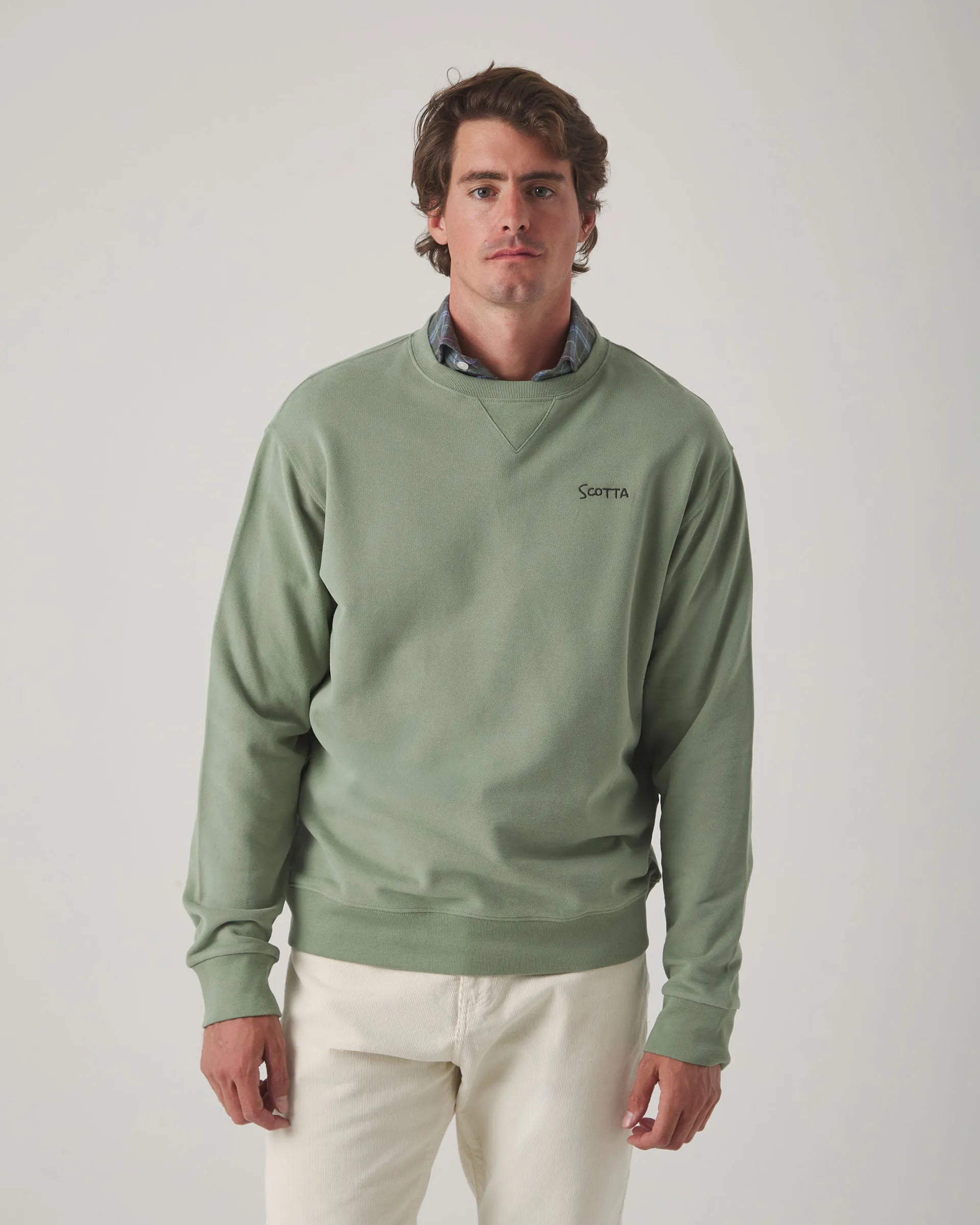 Sudadera en color verde con dibujo