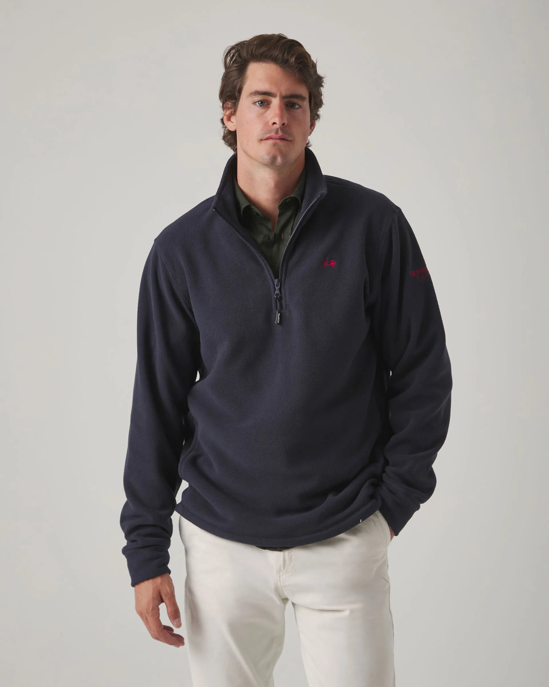 Forro polar en color marino