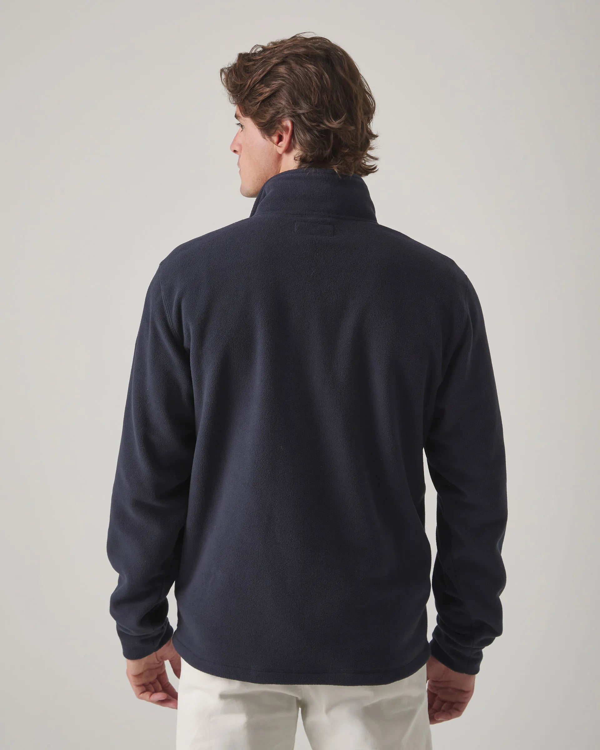 Forro polar en color marino