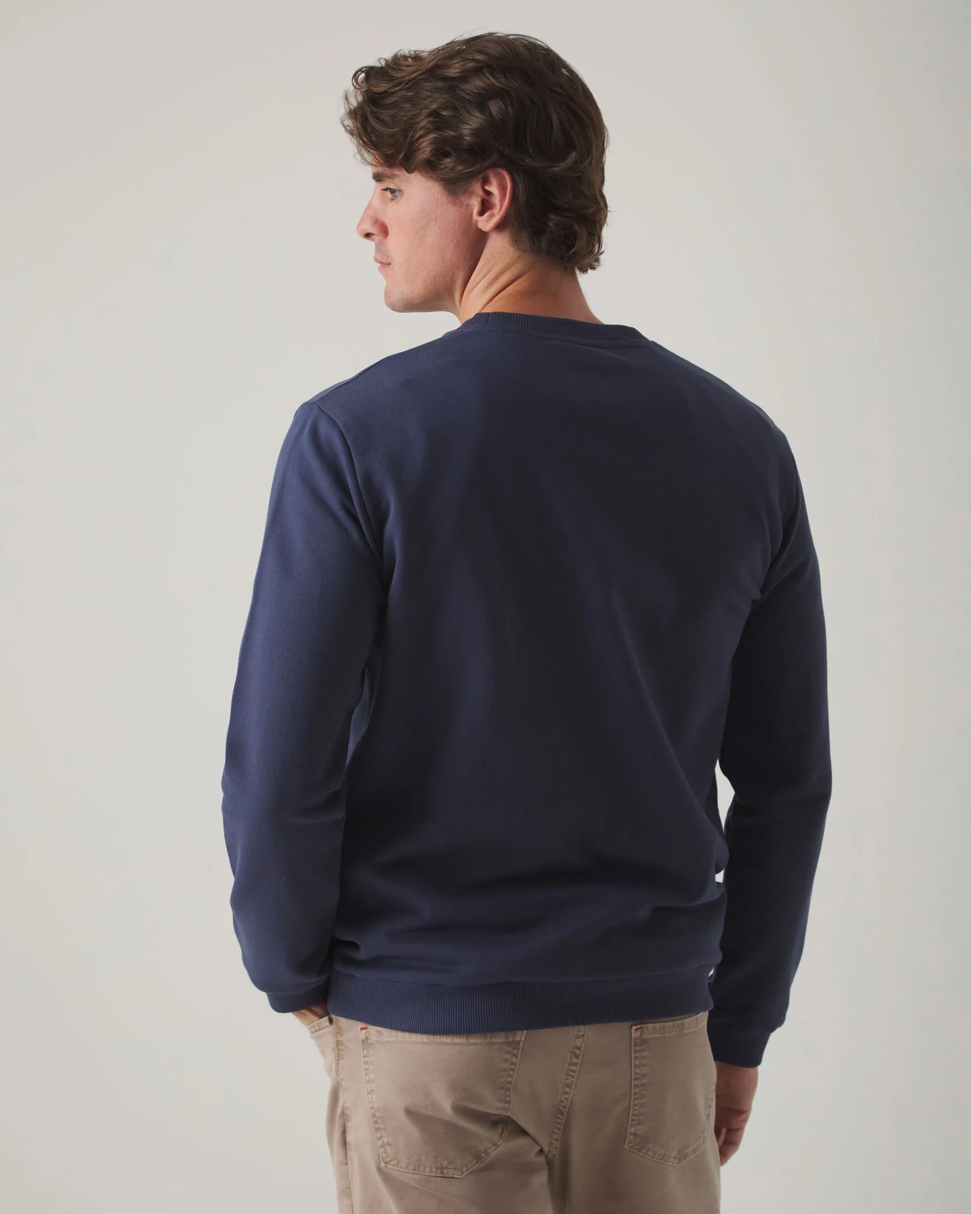 Sudadera azul marino hombre