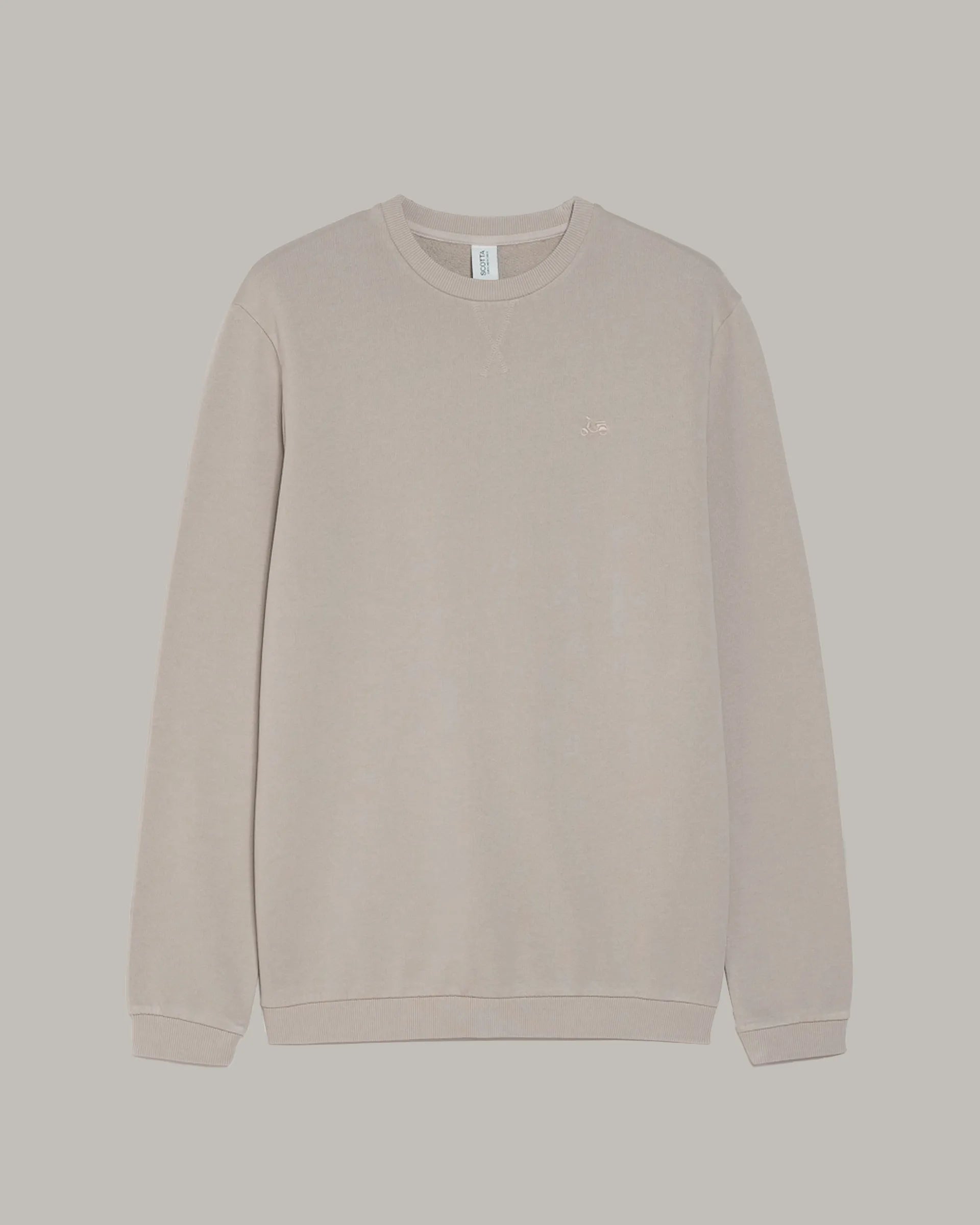 Sudadera básica beige