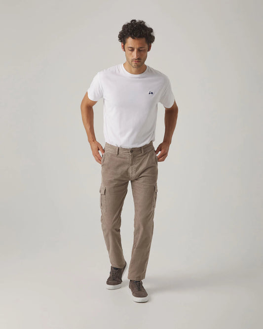 Pantalón brando cargo wood topo