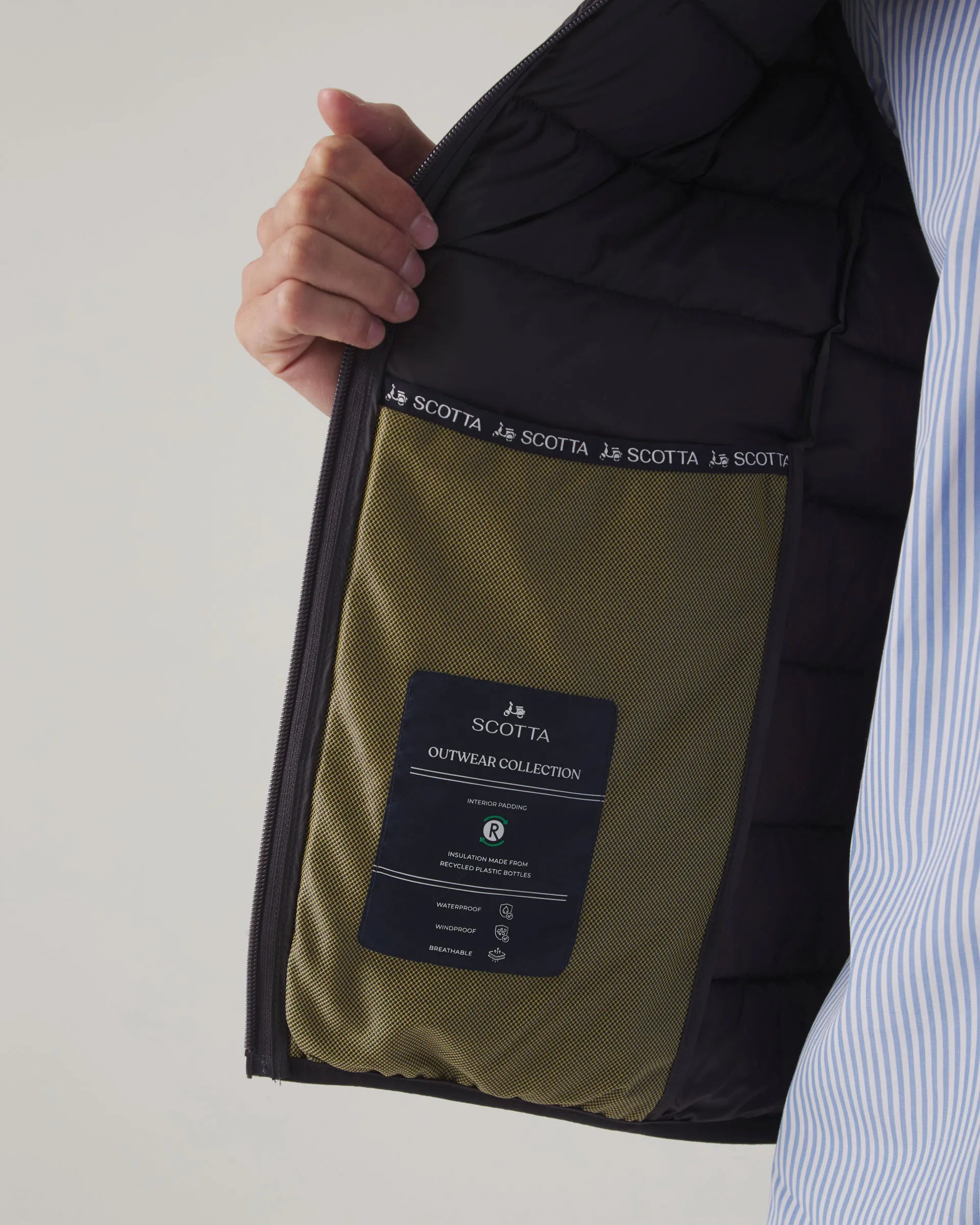 Chaleco Acolchado Burdeos