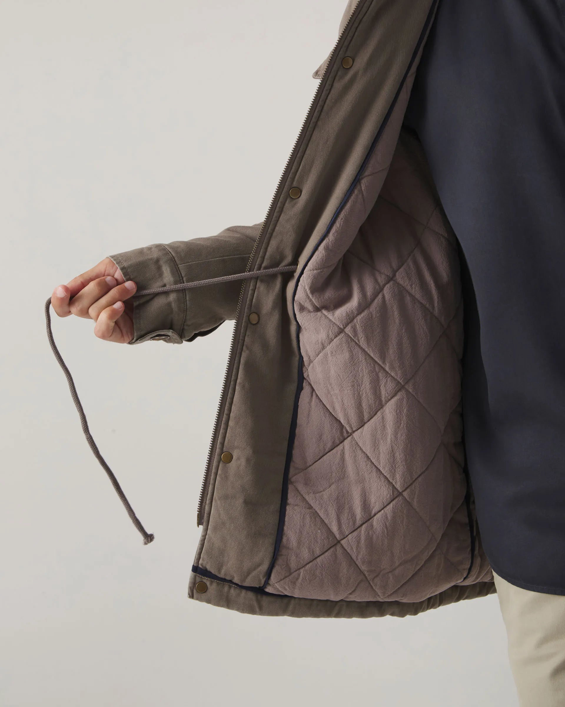 Chaqueta sahariana marrón