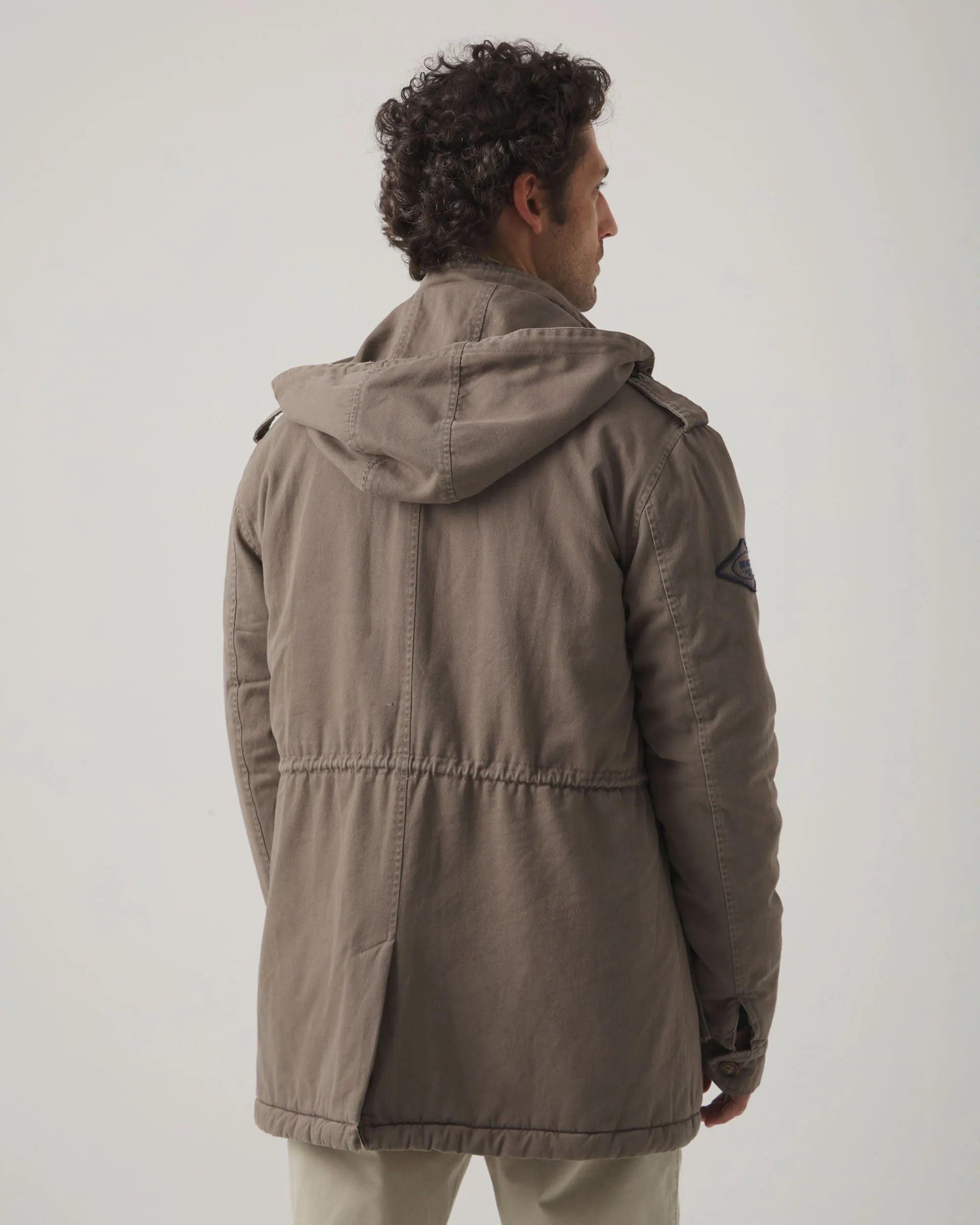 Chaqueta sahariana marrón