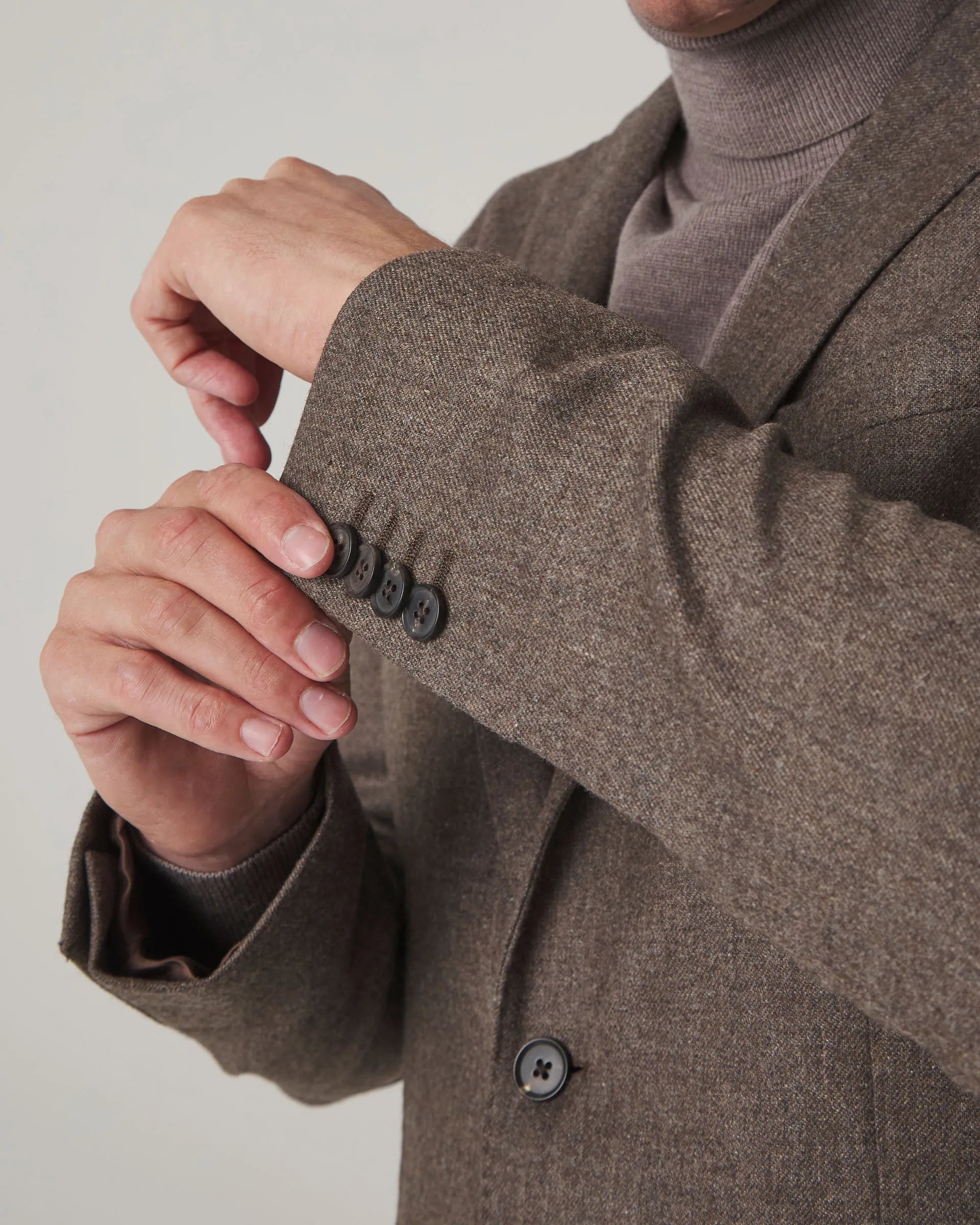 Americana lana marrón