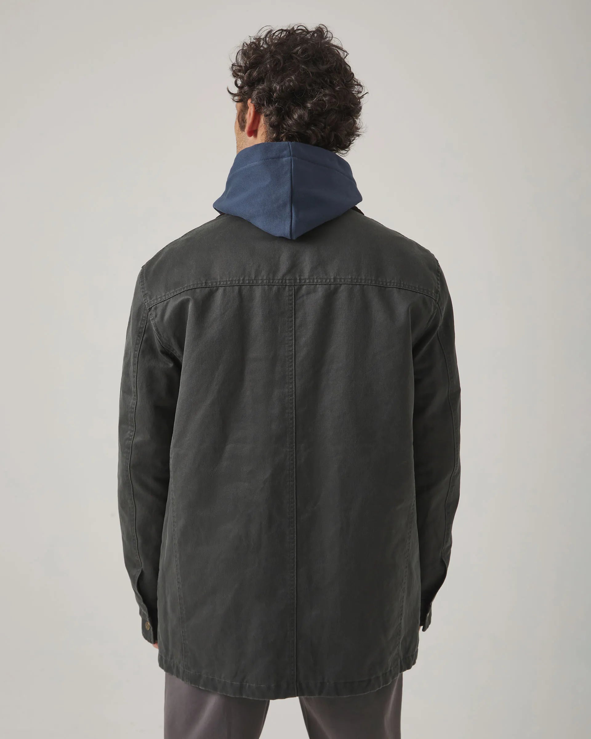 Chaqueta encerada verde