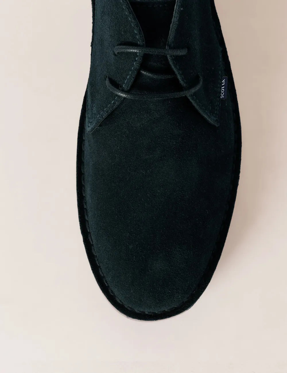 Botas de serraje marino