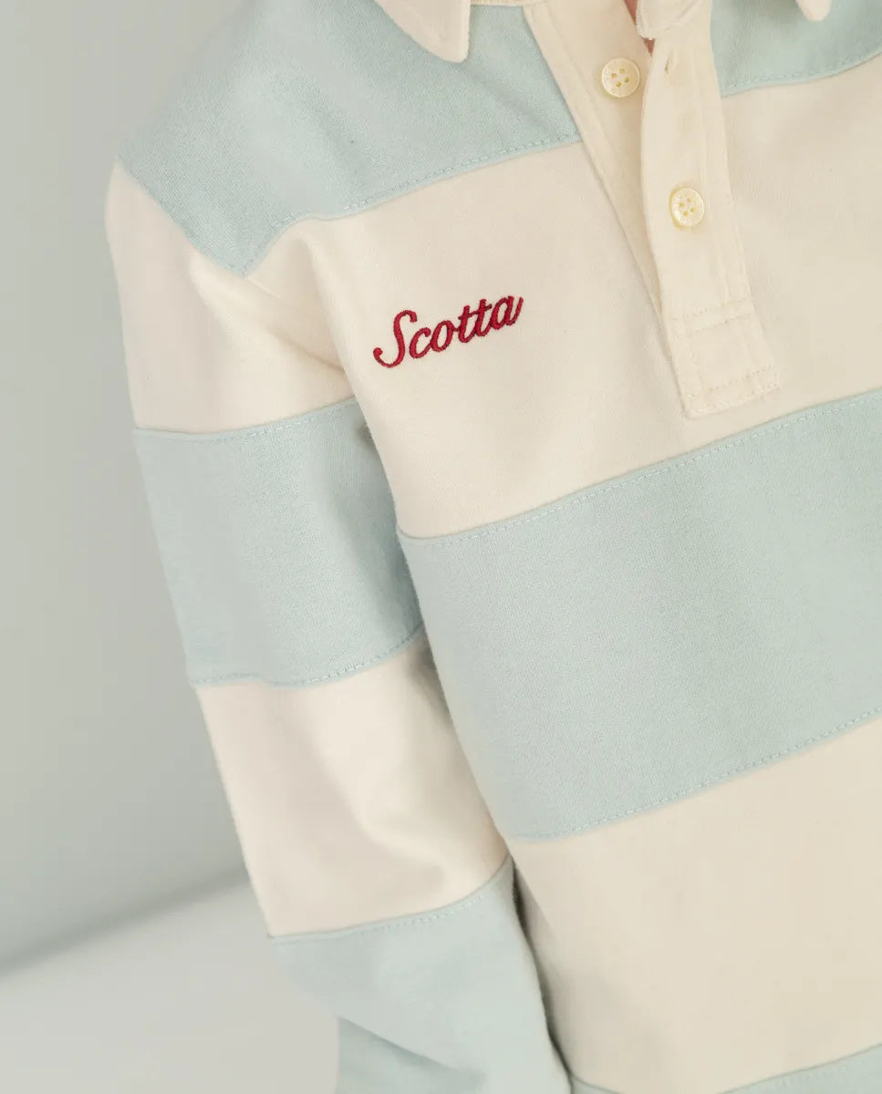 Polo de niño manga larga rayas