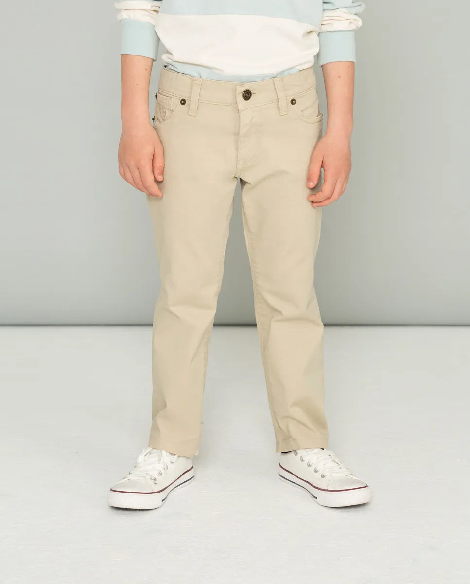 Pantalón beige para niño