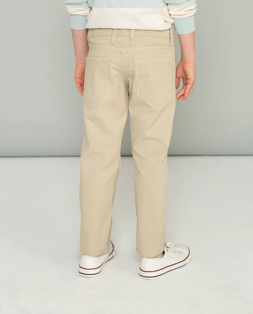Pantalón beige para niño