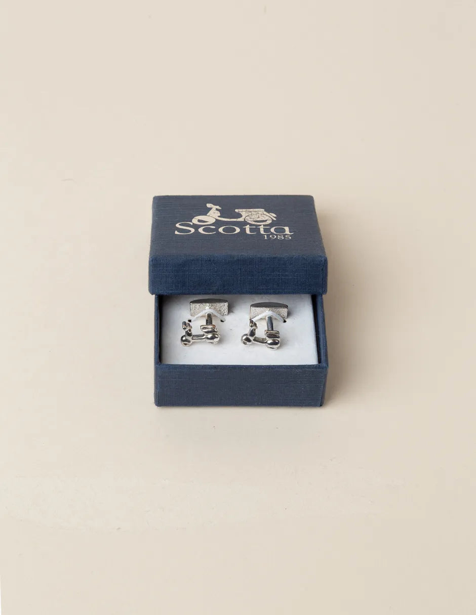 Gemelos de plata de motos