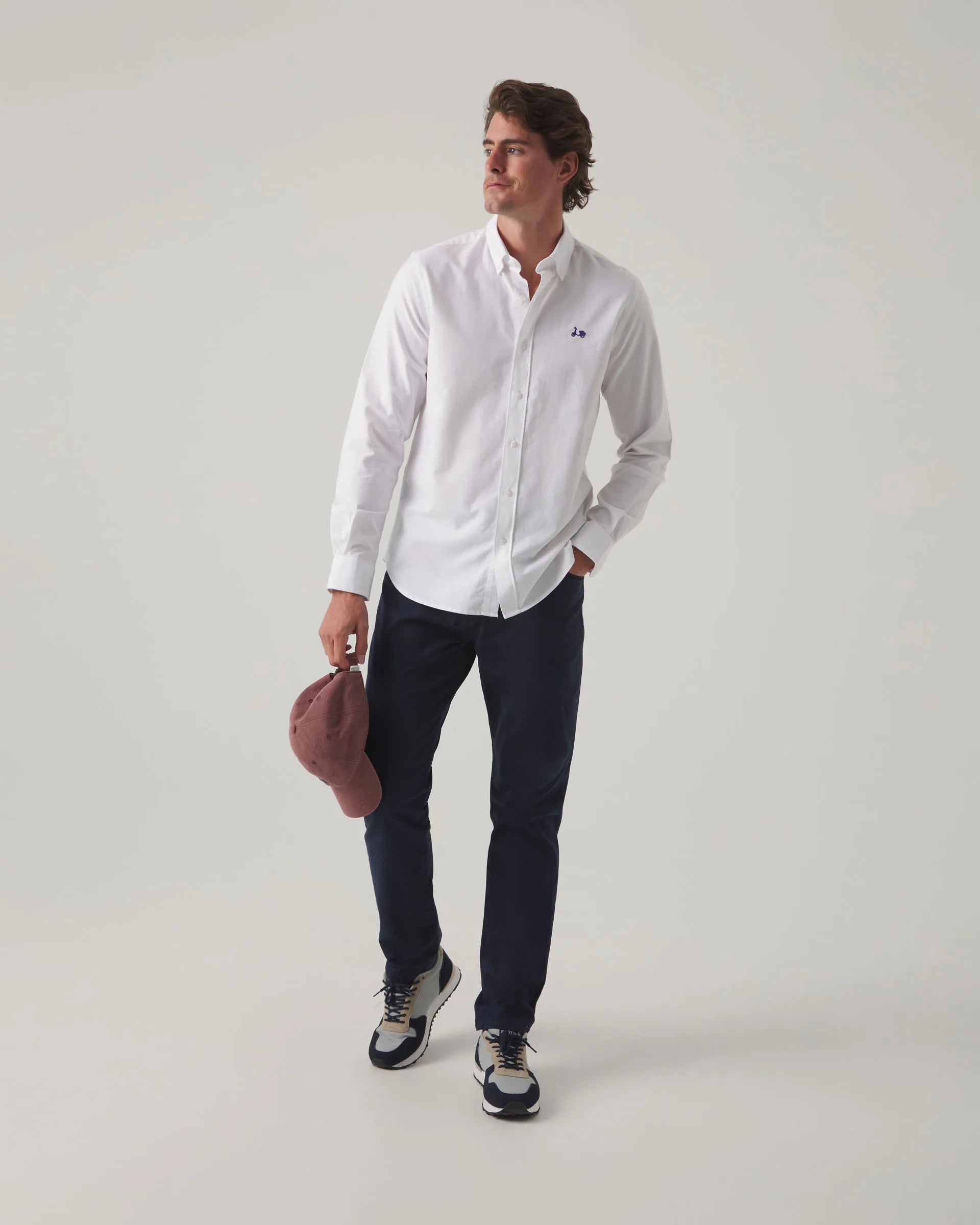 Camisa oxford blanca