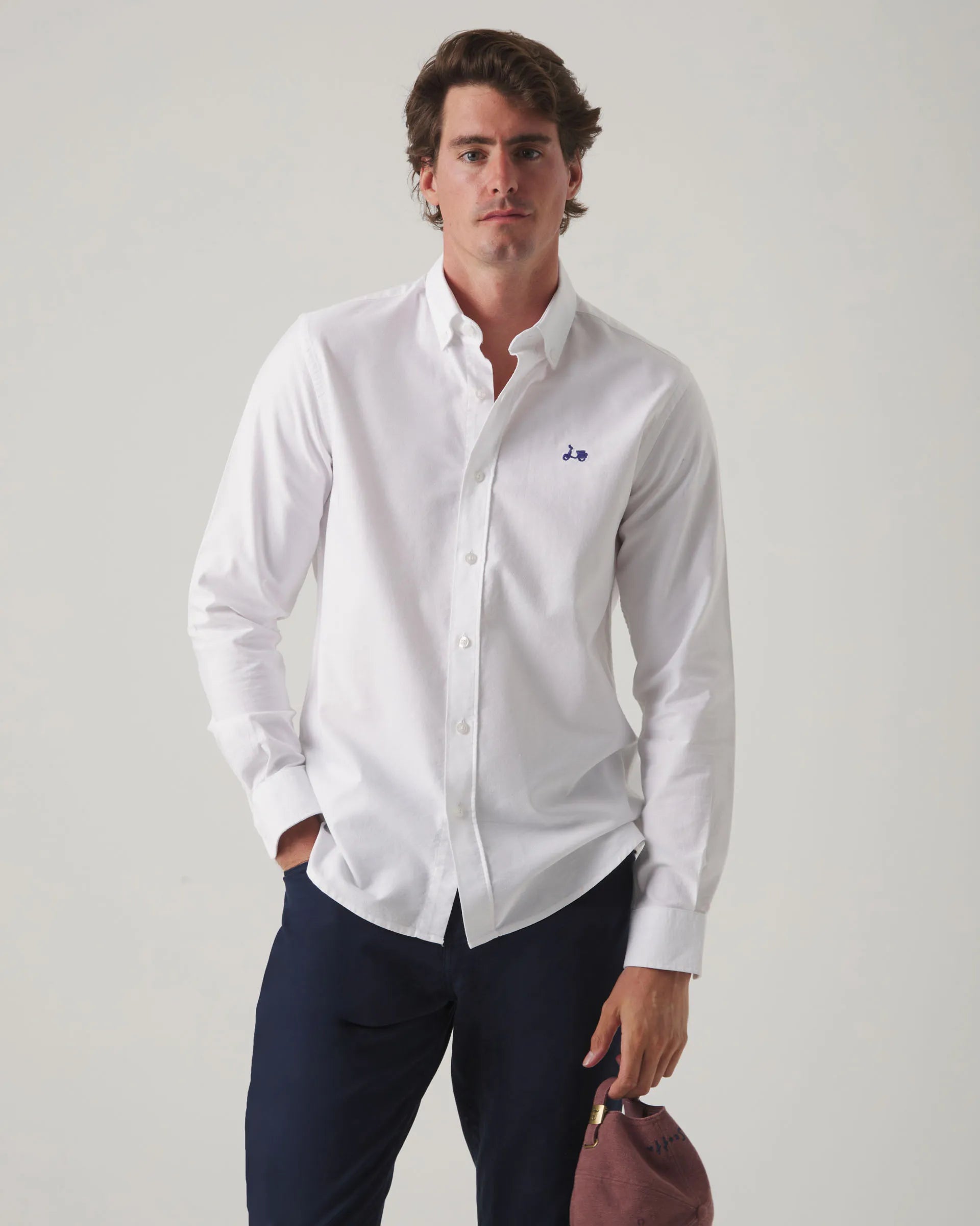Camisa oxford blanca