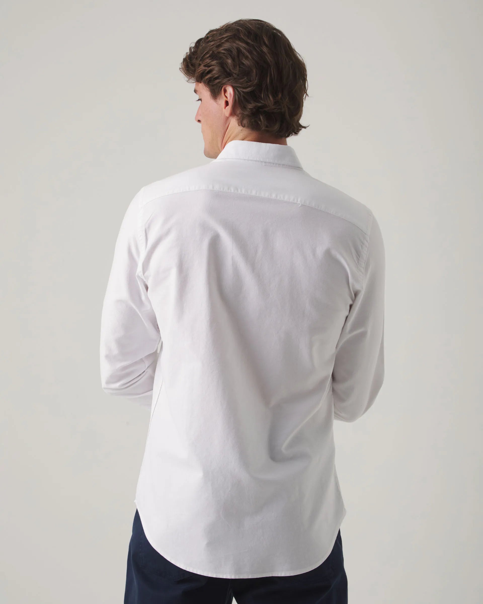 Camisa oxford blanca