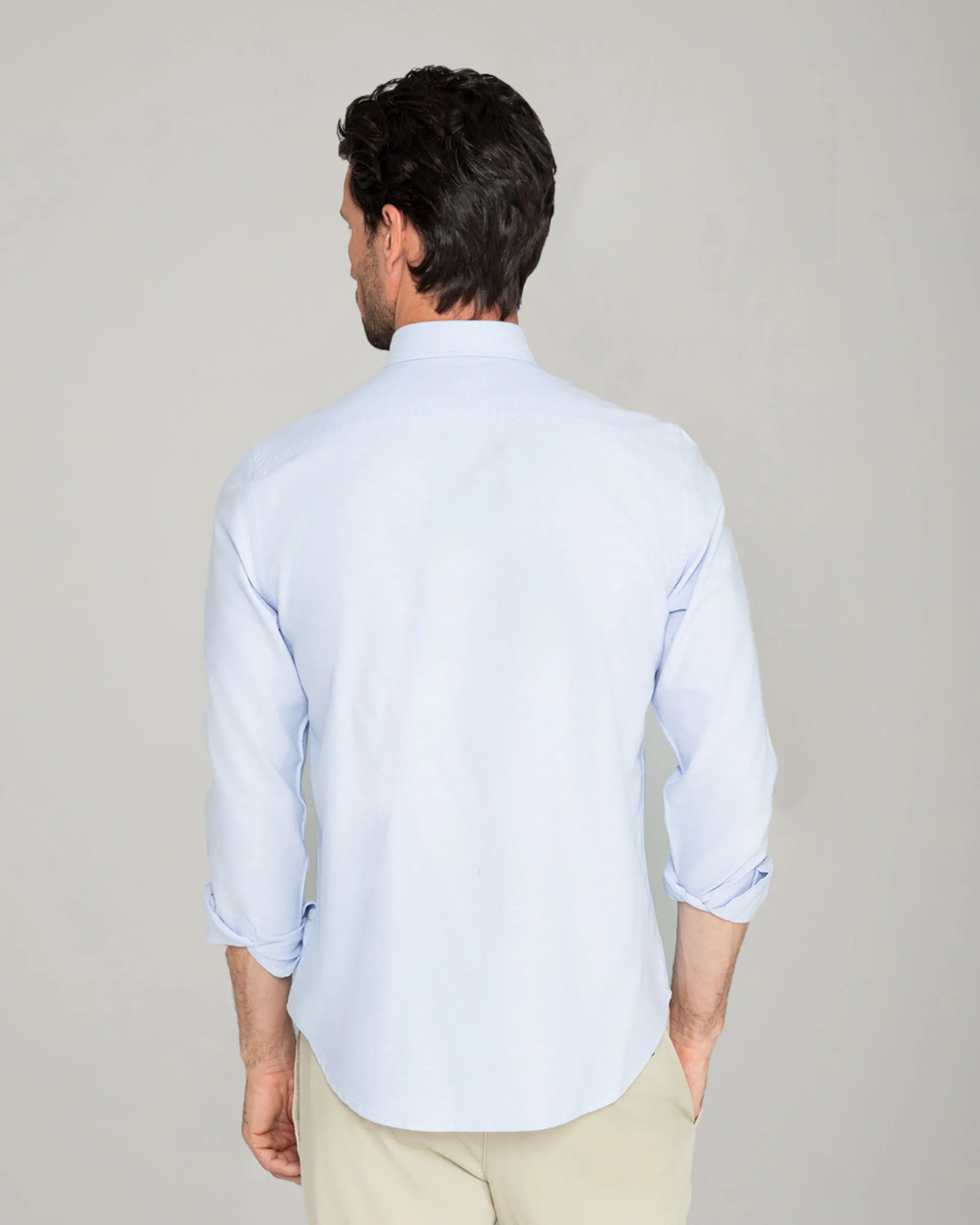 Camisa oxford azul