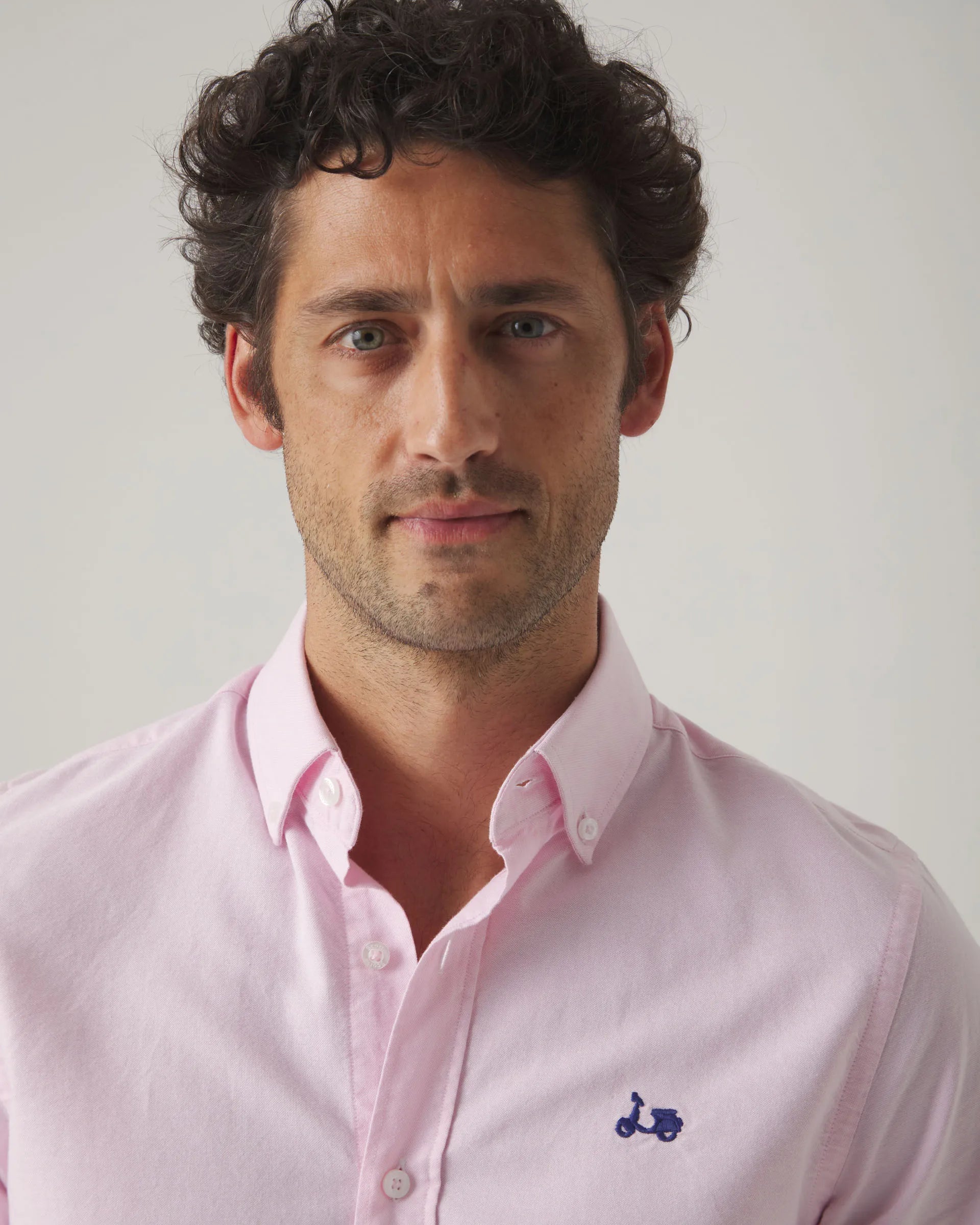 Camisa oxford rosa