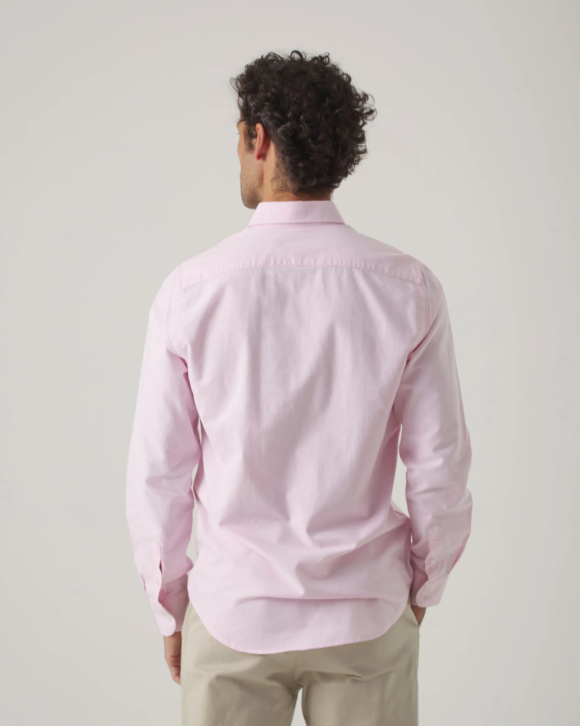 Camisa oxford rosa