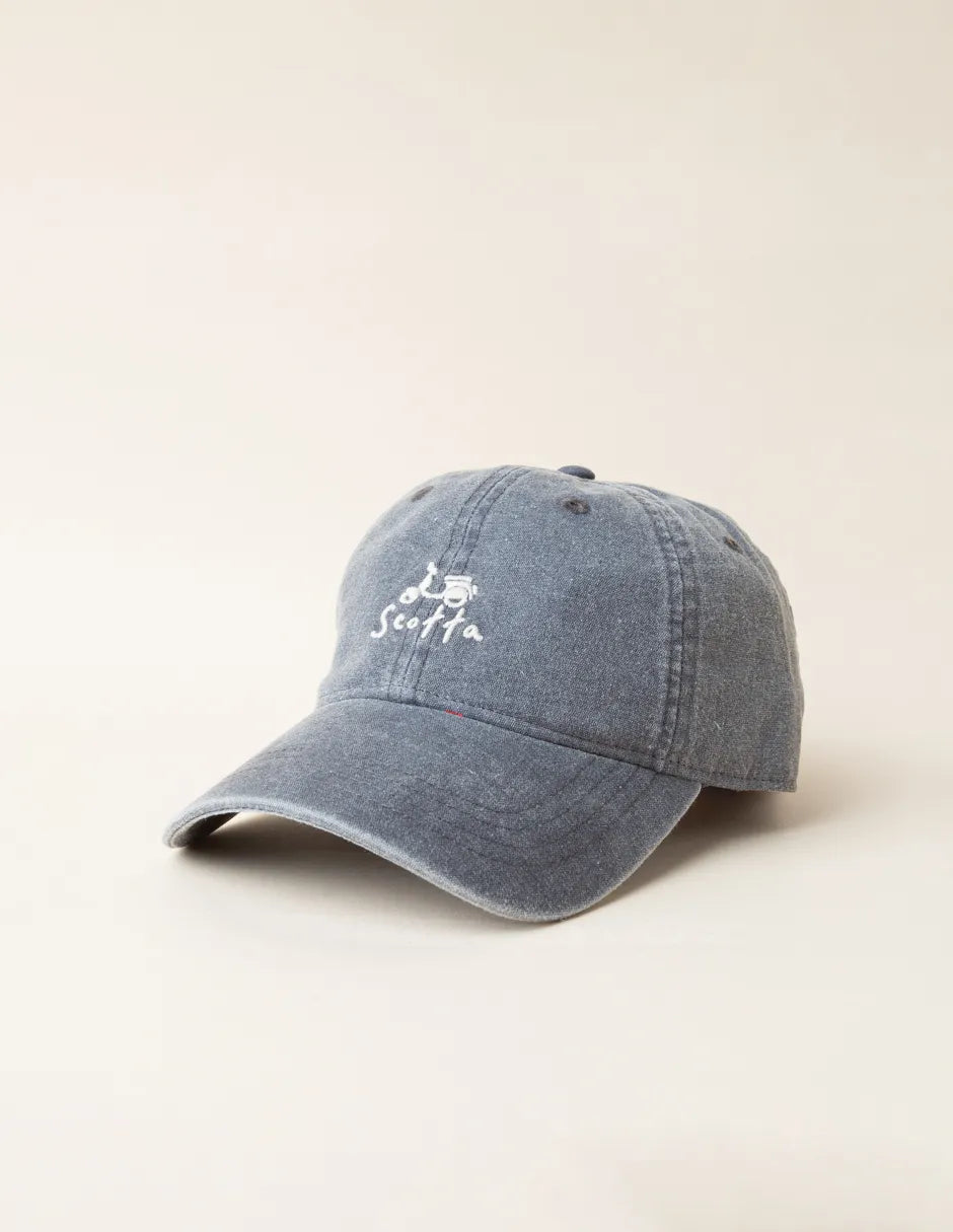 Gorra azul marino efecto lavado