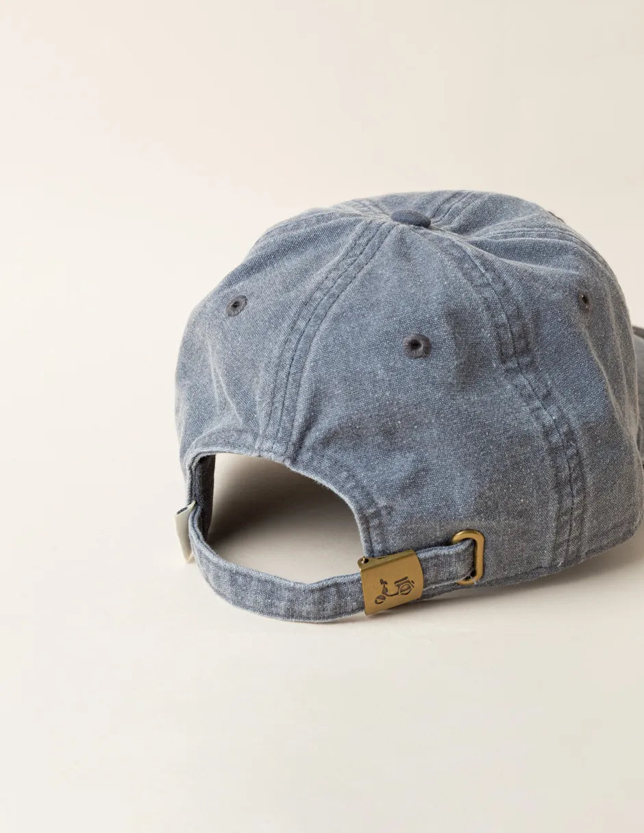 Gorra azul marino efecto lavado