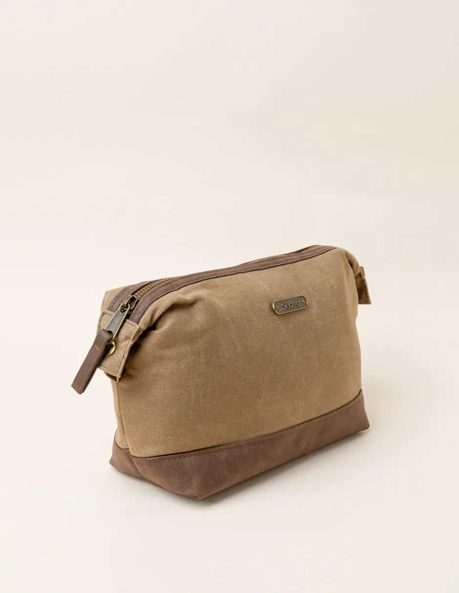 Neceser de viaje beige