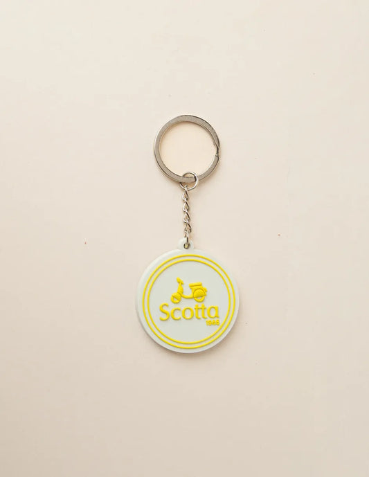 Llavero de goma con logo