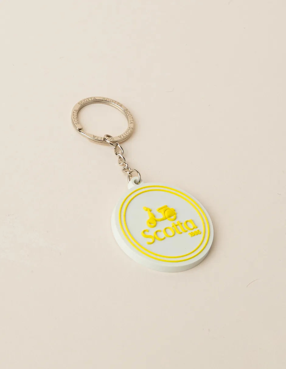 Llavero de goma con logo