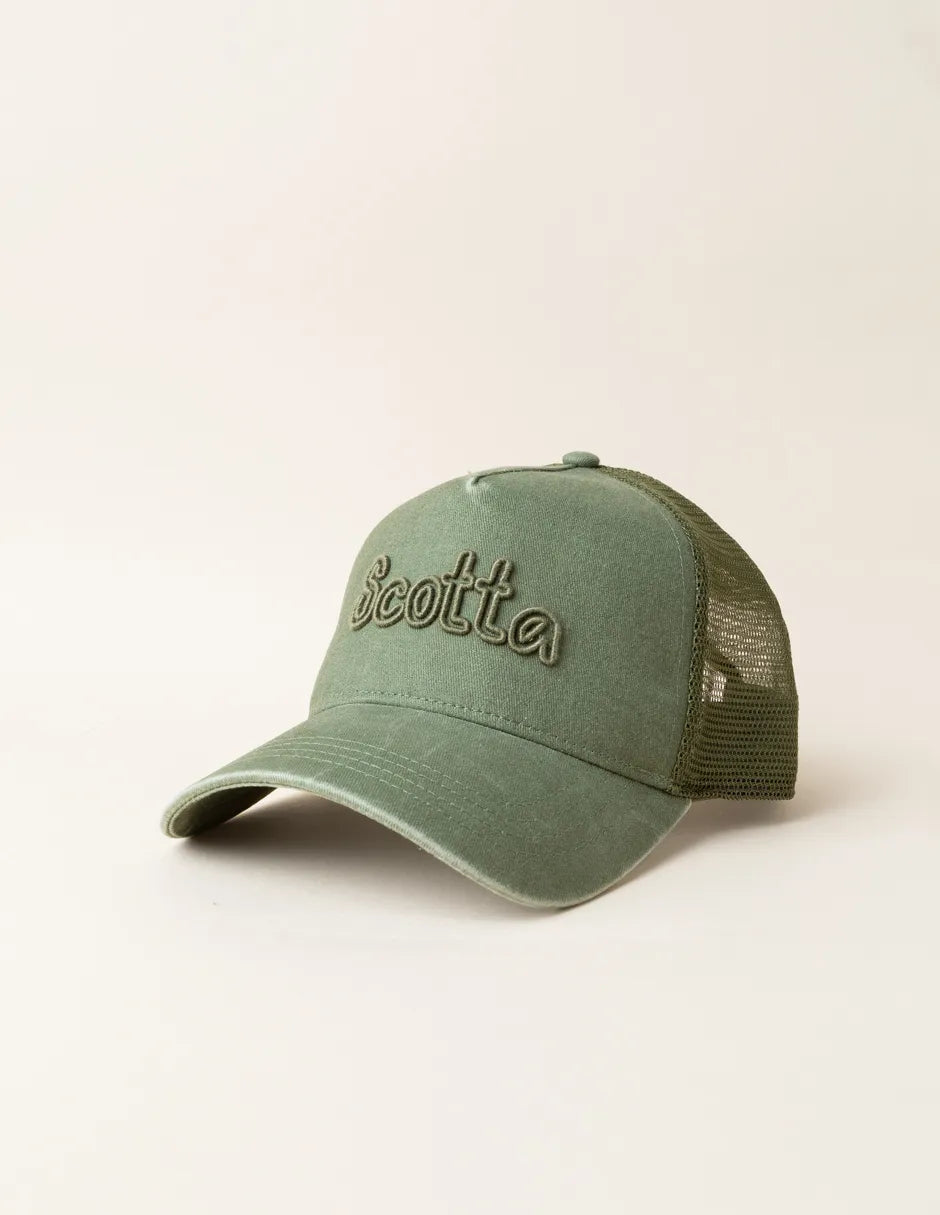 Gorra rejilla verde khaki