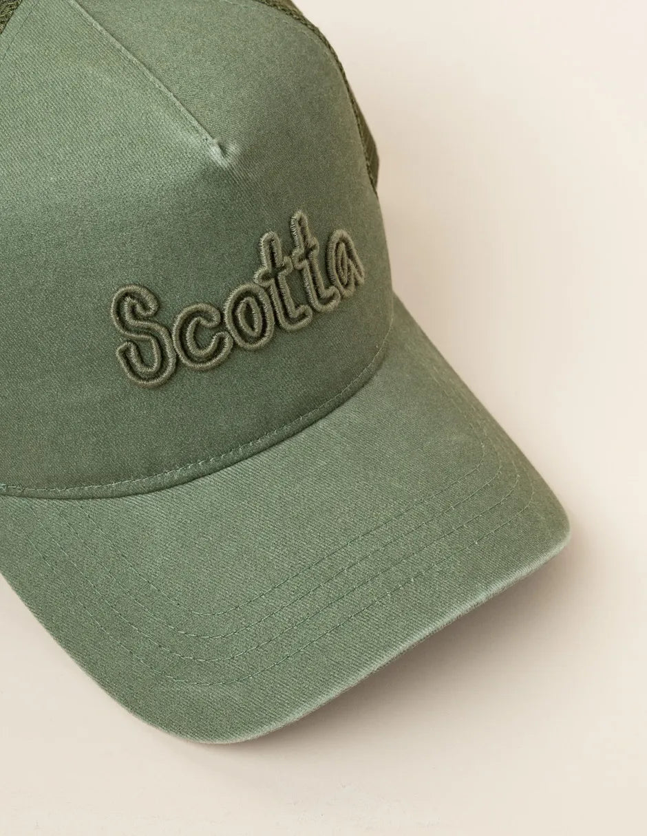 Gorra rejilla verde khaki