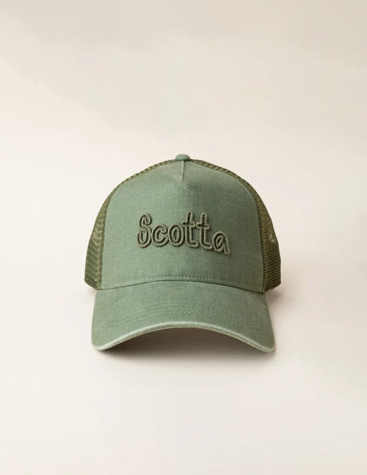 Gorra rejilla verde khaki