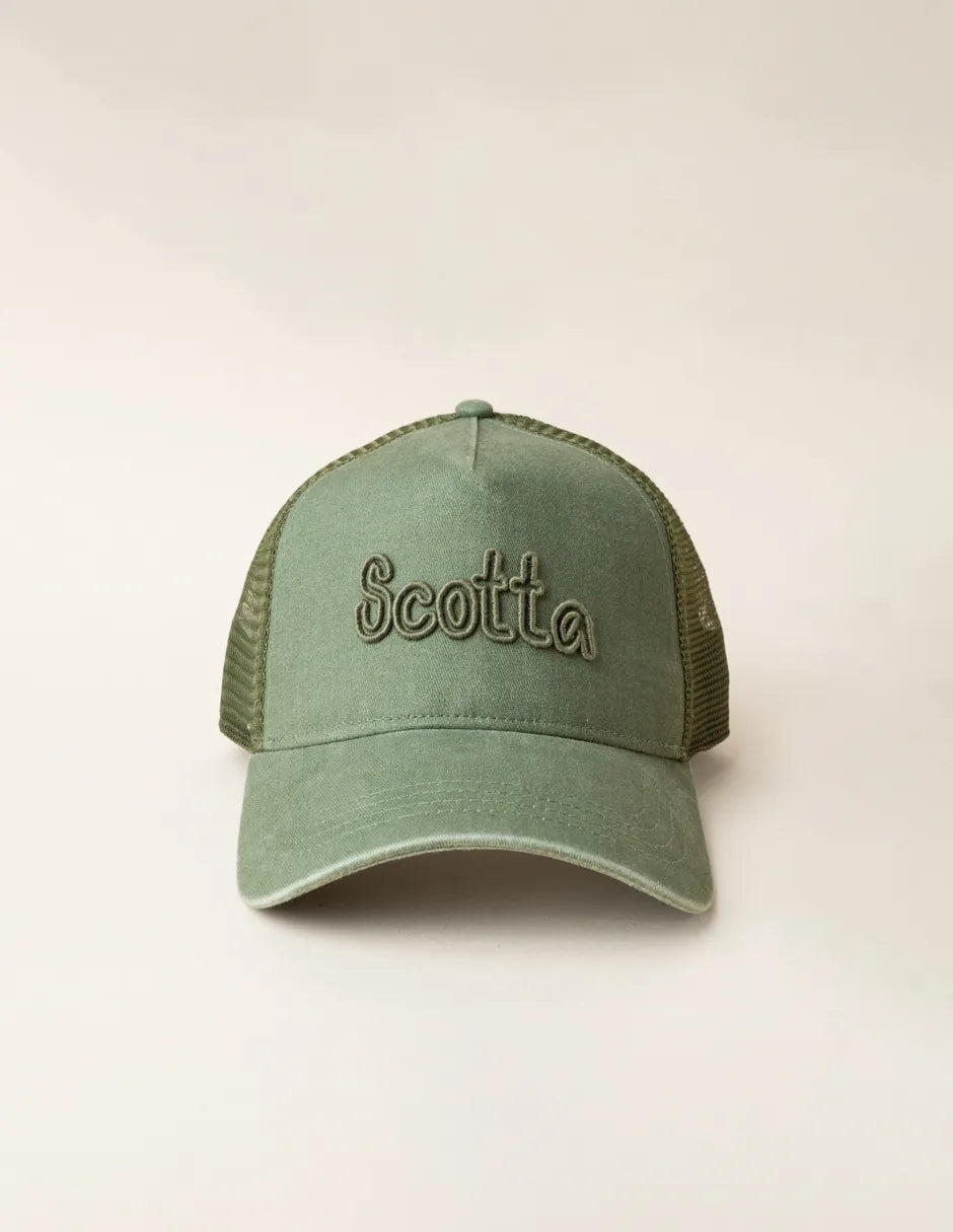 Gorra rejilla verde khaki