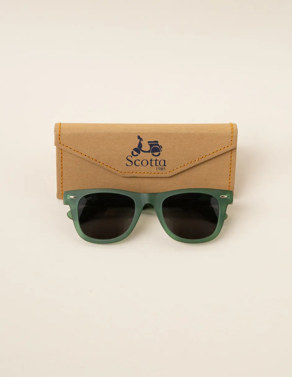 Gafas wayfarer verdes